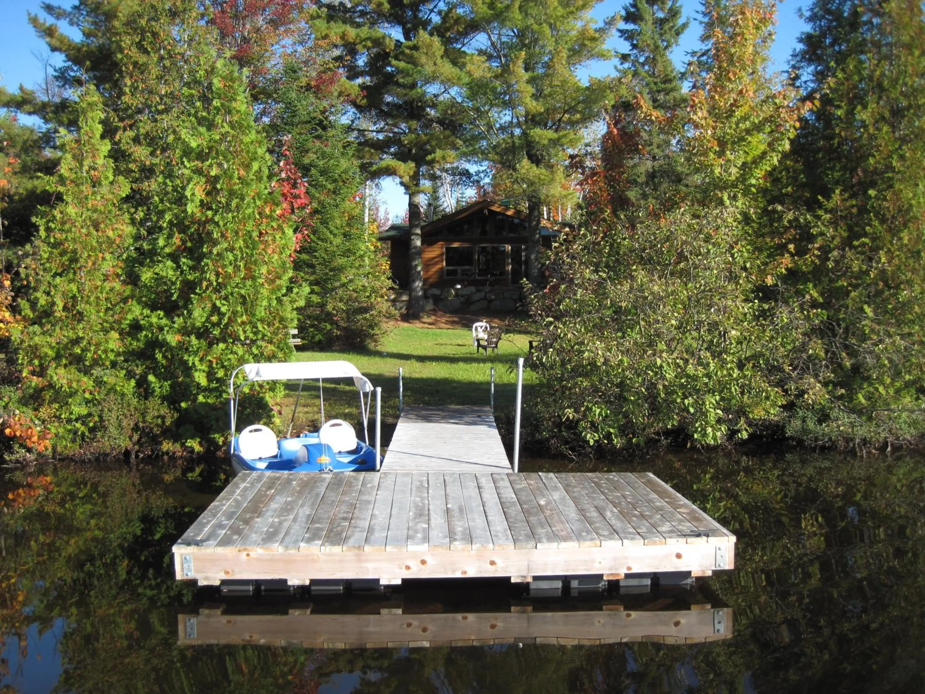 Garden in Les Chalets du Lac Grenier