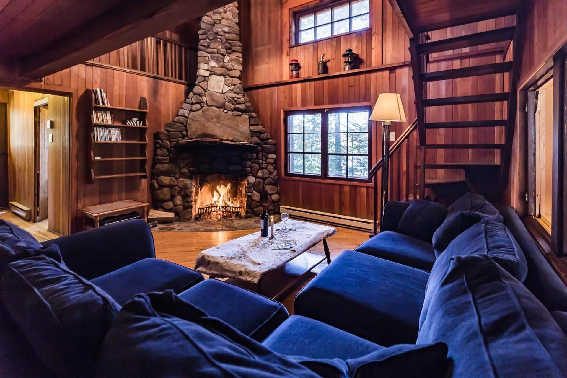 Living room in Les Chalets du Lac Grenier