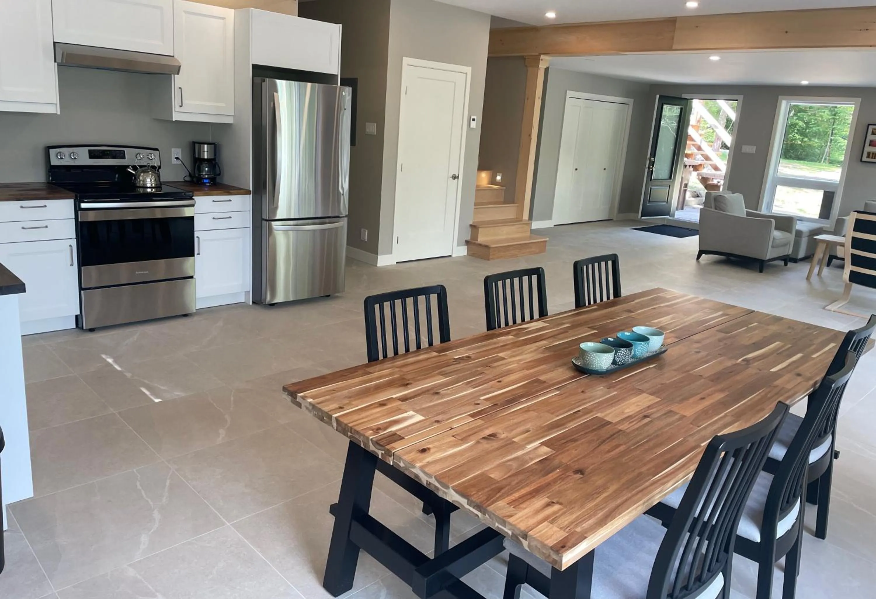 Dining area in Les Chalets du Lac Grenier