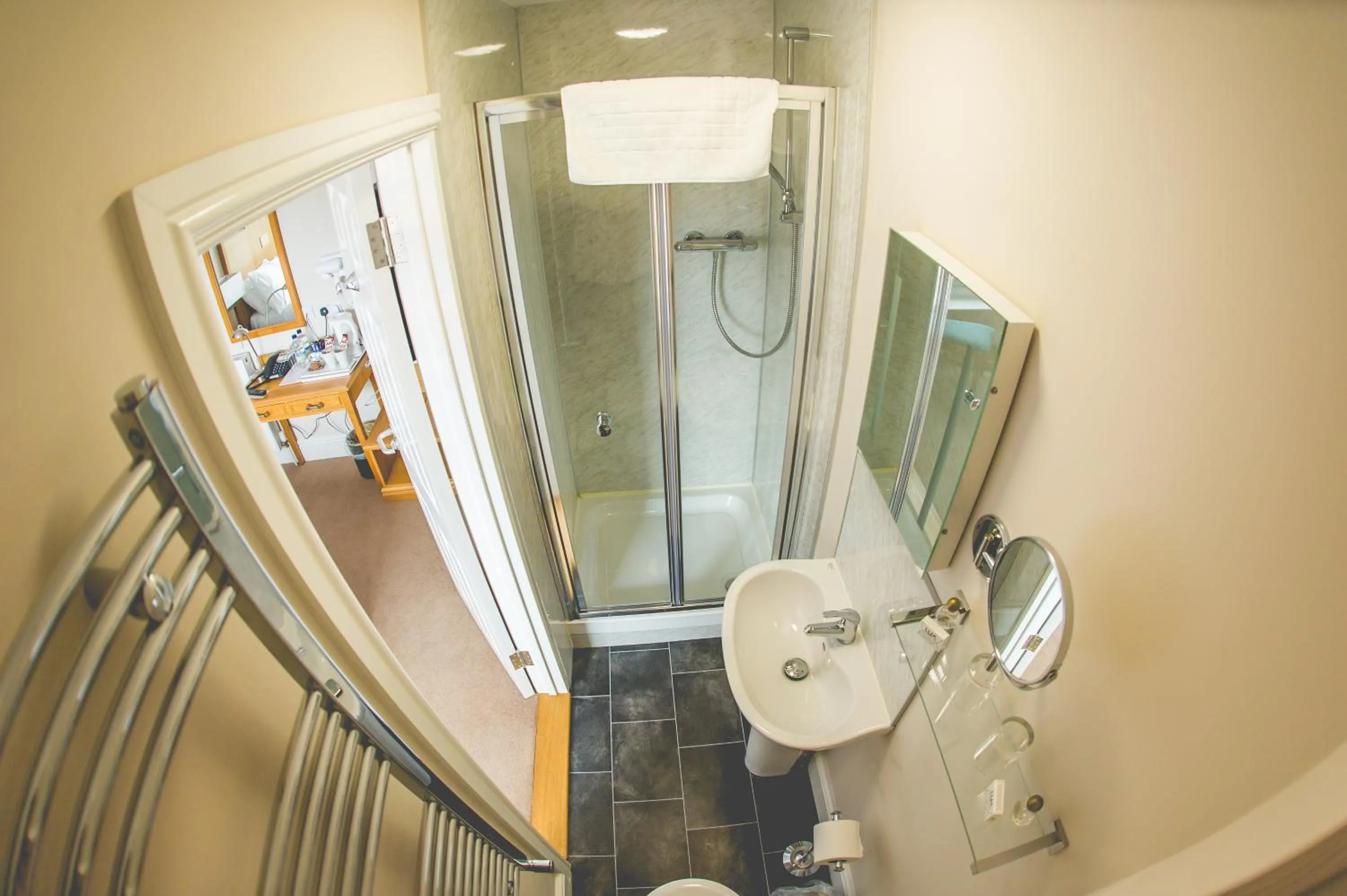 Shower in Four Seasons Hotel