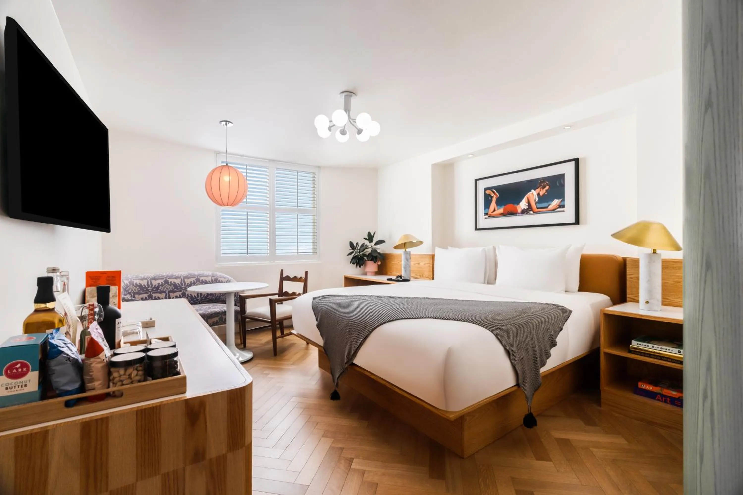 Bedroom, Bed in Short Stories Hotel Near The Grove