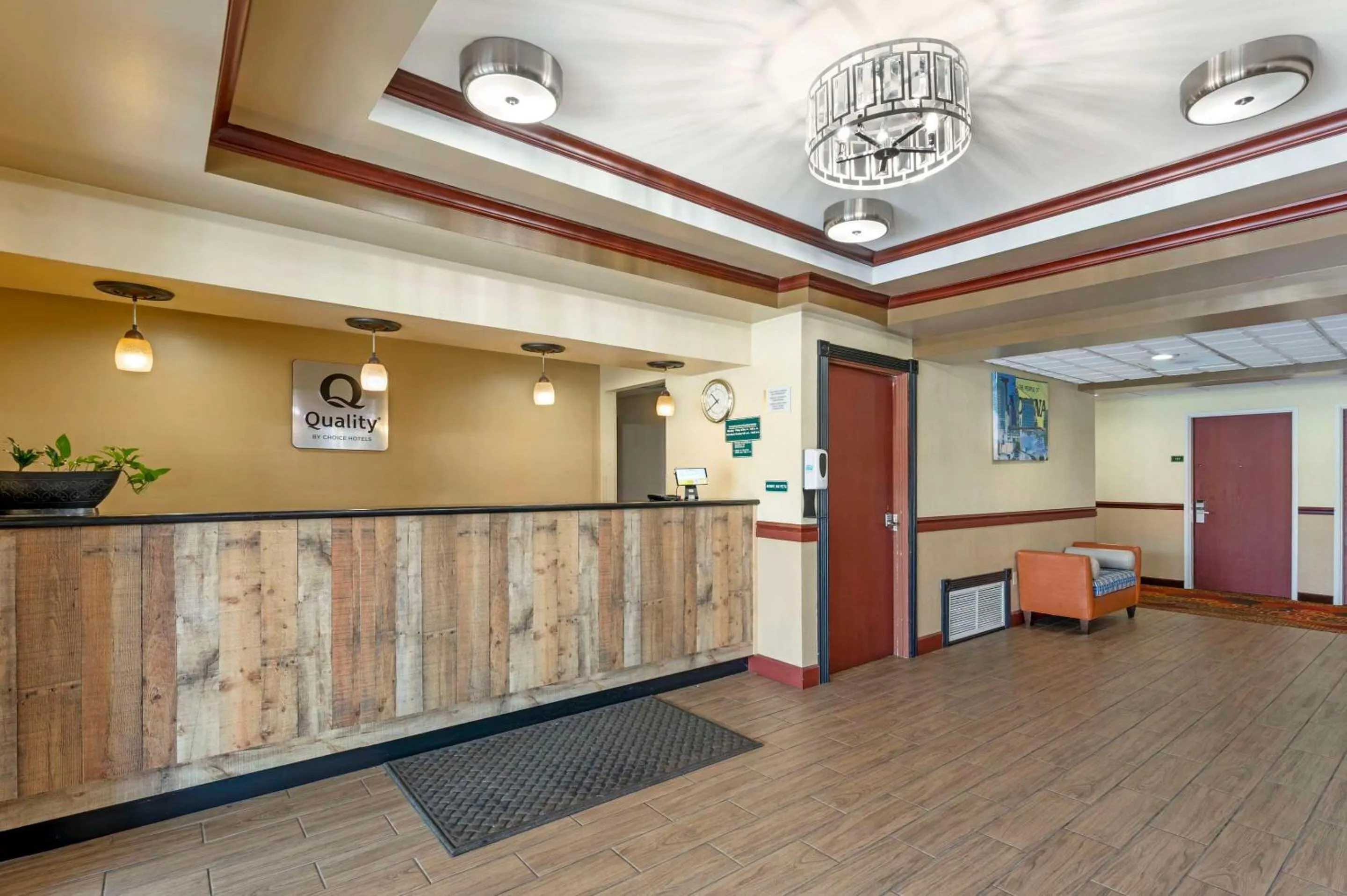 Lobby or reception in Quality Suites