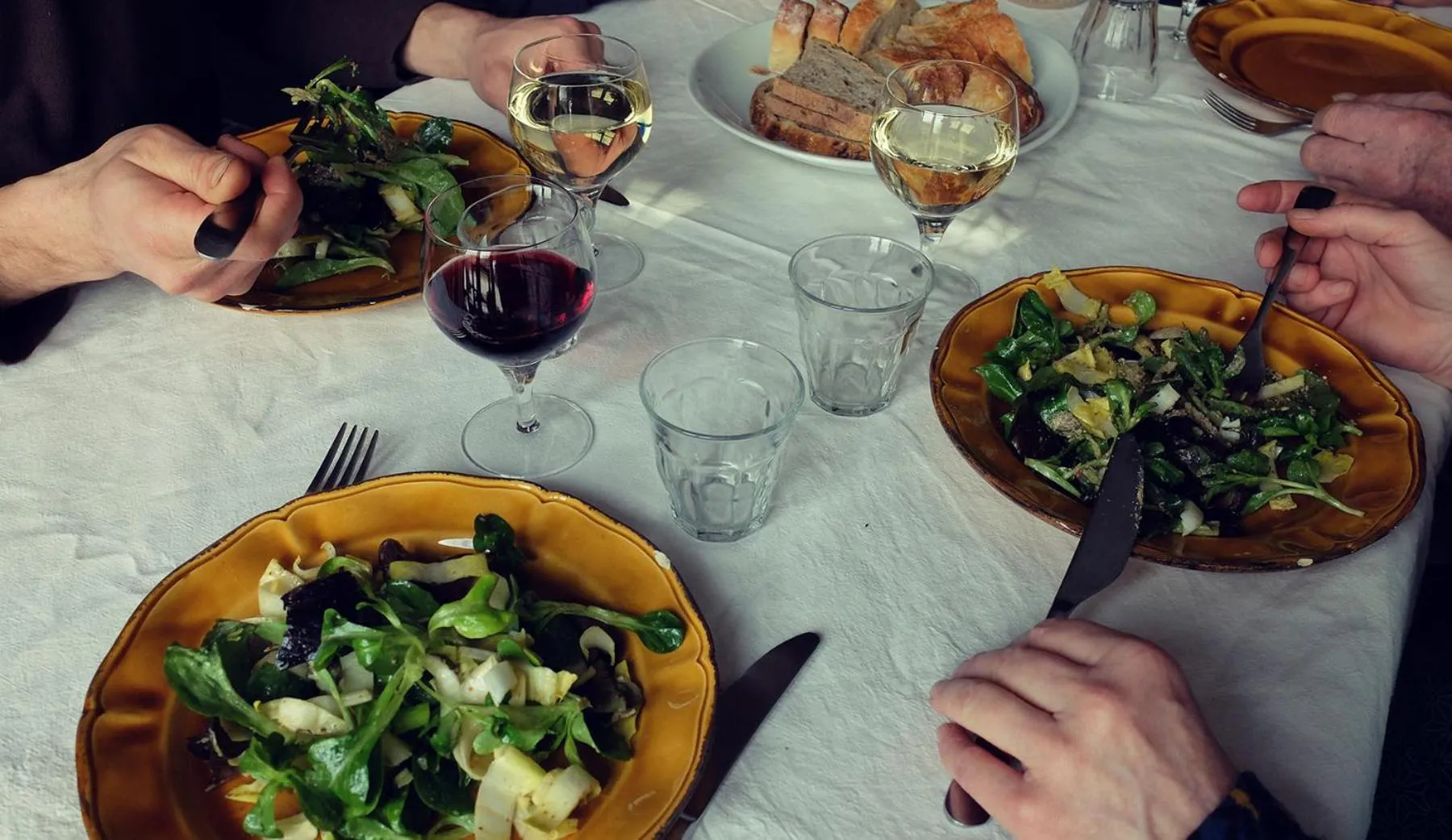 Dinner in Le Thé au Jardin