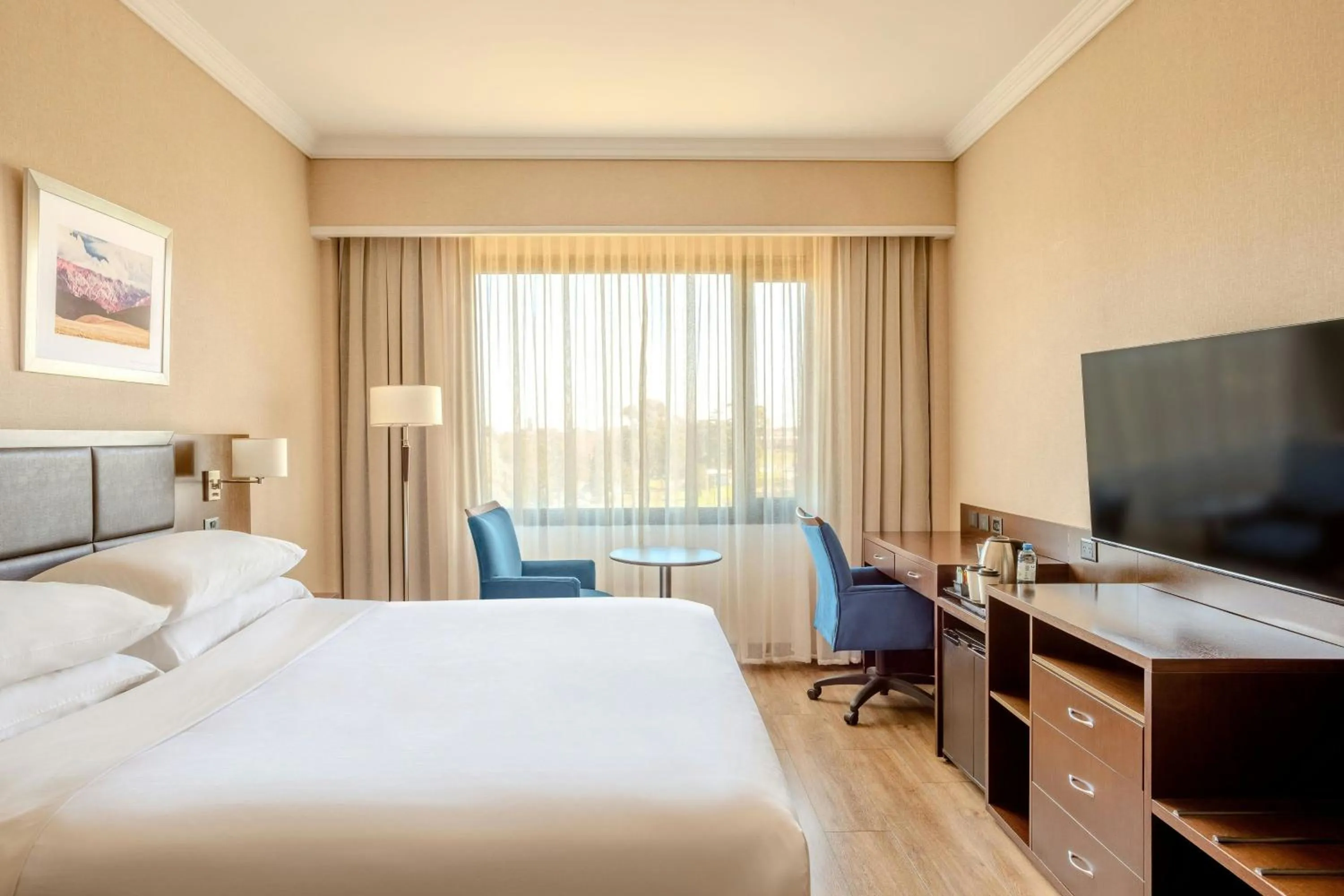 Photo of the whole room, Bed in Marriott Hotel Buenos Aires Ezeiza Airport