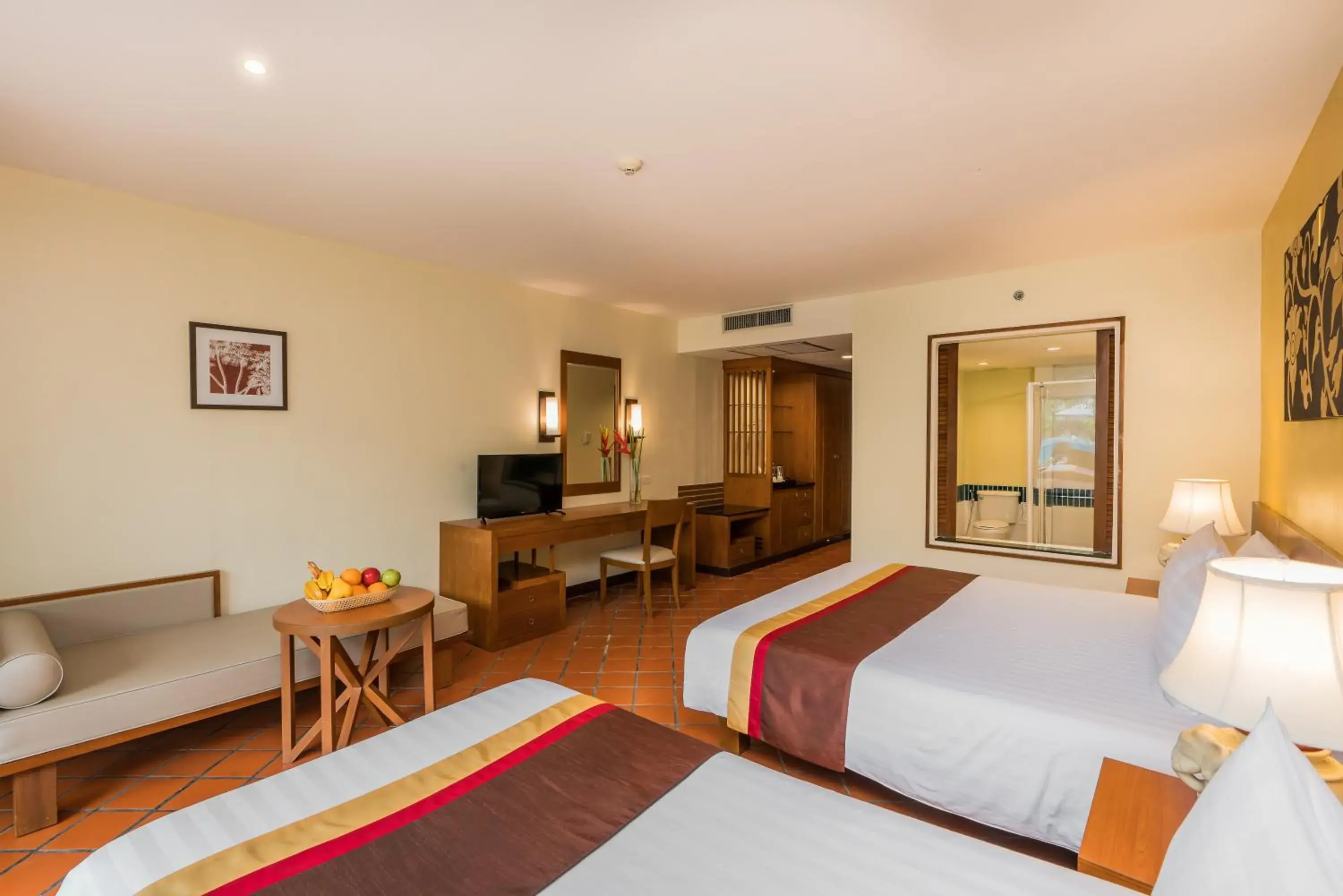 Bed in Naithonburi Beach Resort - SHA Extra Plus Bed in Naithonburi Beach Resort - SHA Extra Plus