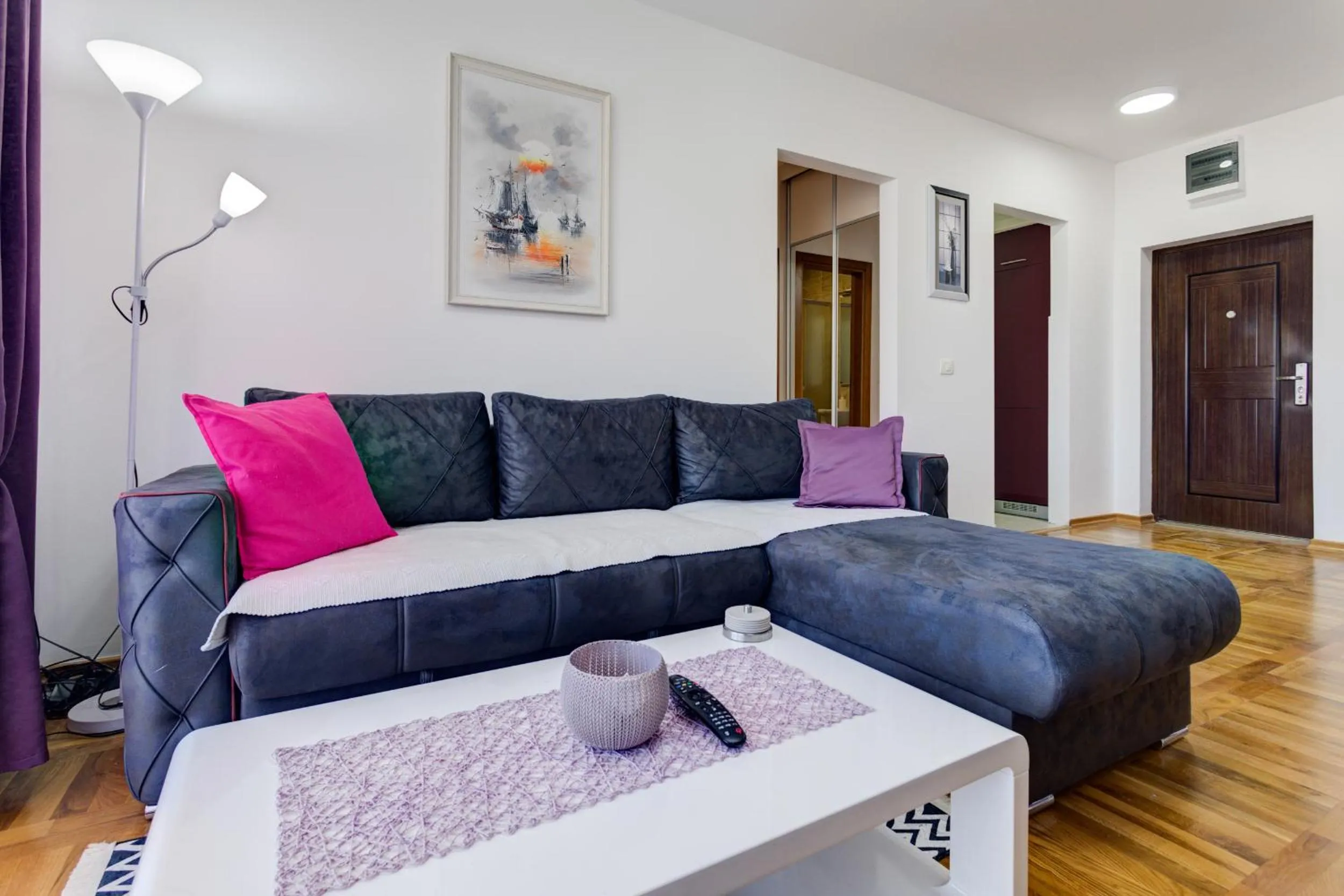 Living room in Belveder Apartments