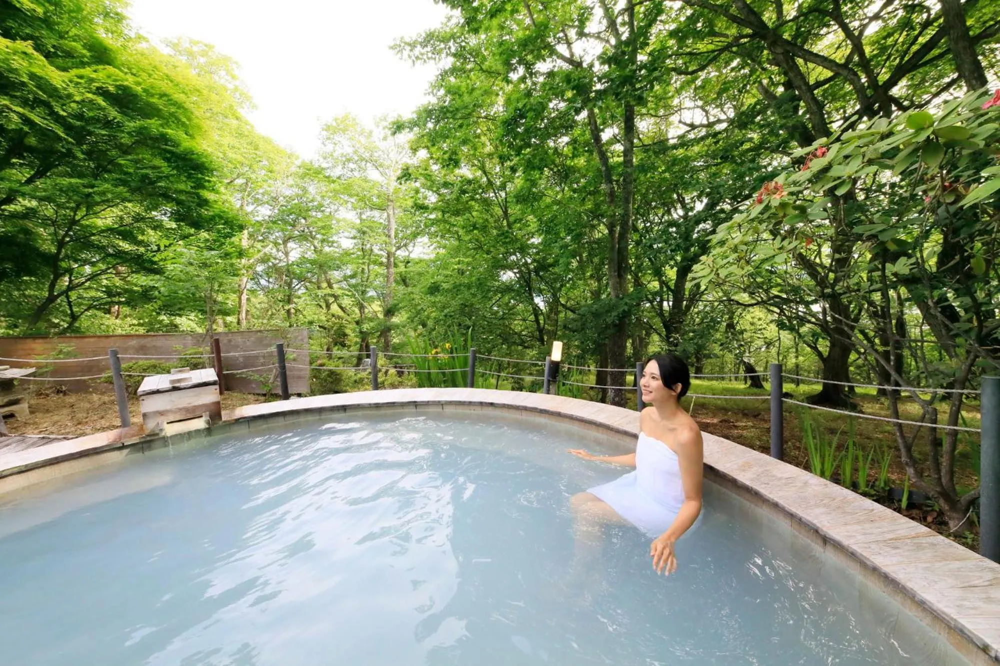 Hot Spring Bath in Hotel Shikisai