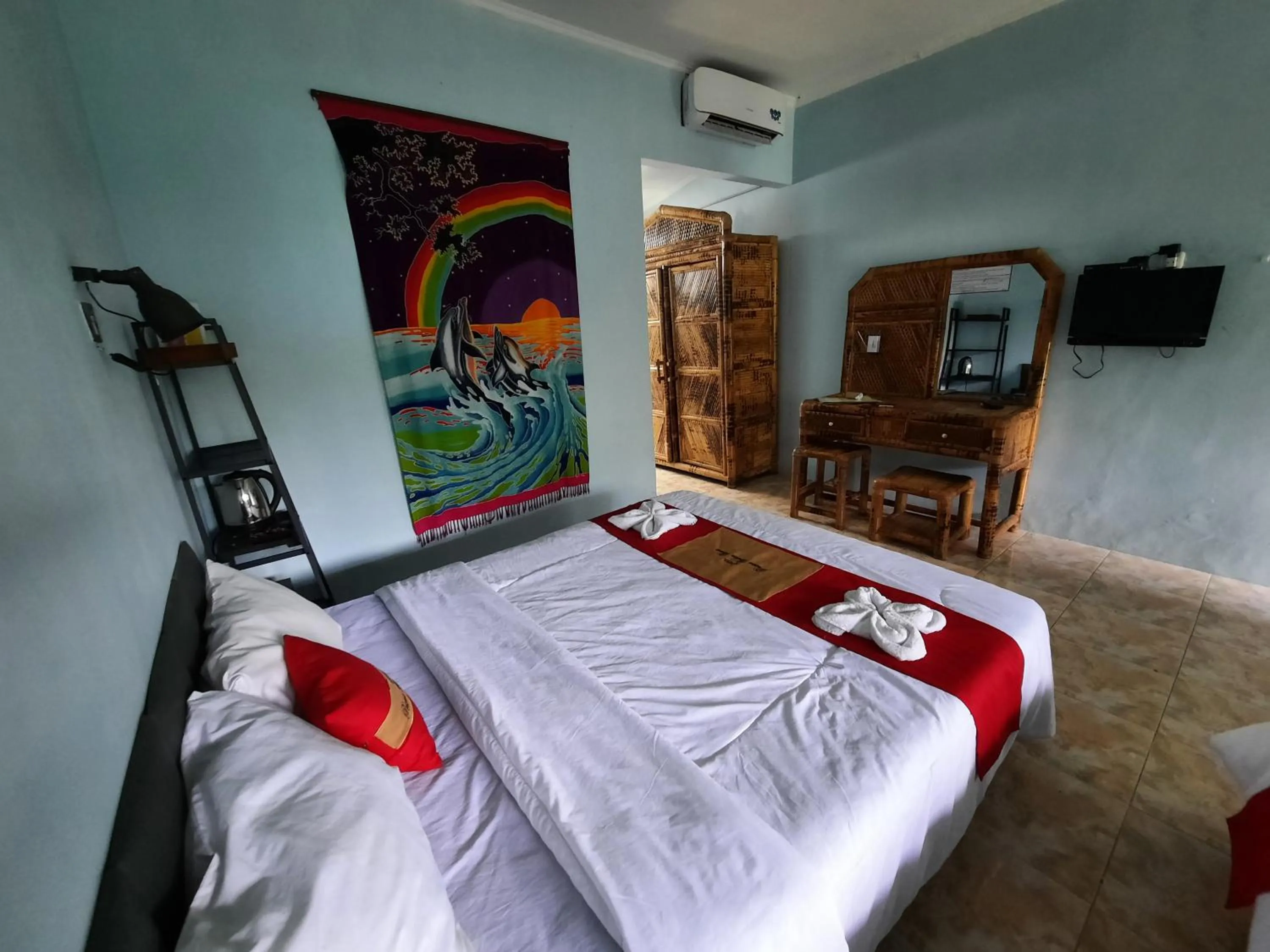 Bedroom, Bed in HOTEL BESAR BULAN BARU - Senggigi