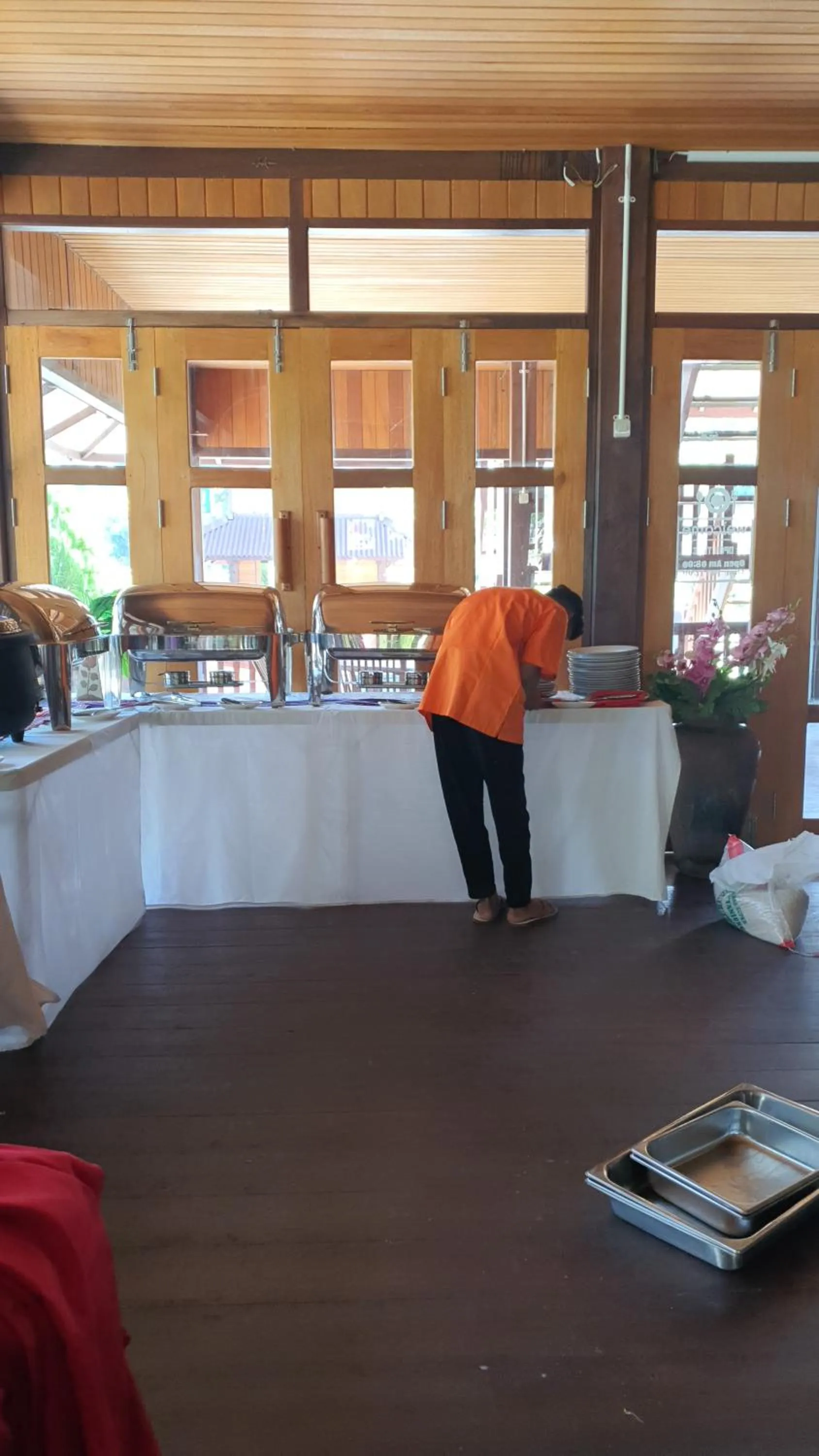 Buffet breakfast in HOTEL BESAR BULAN BARU - Senggigi