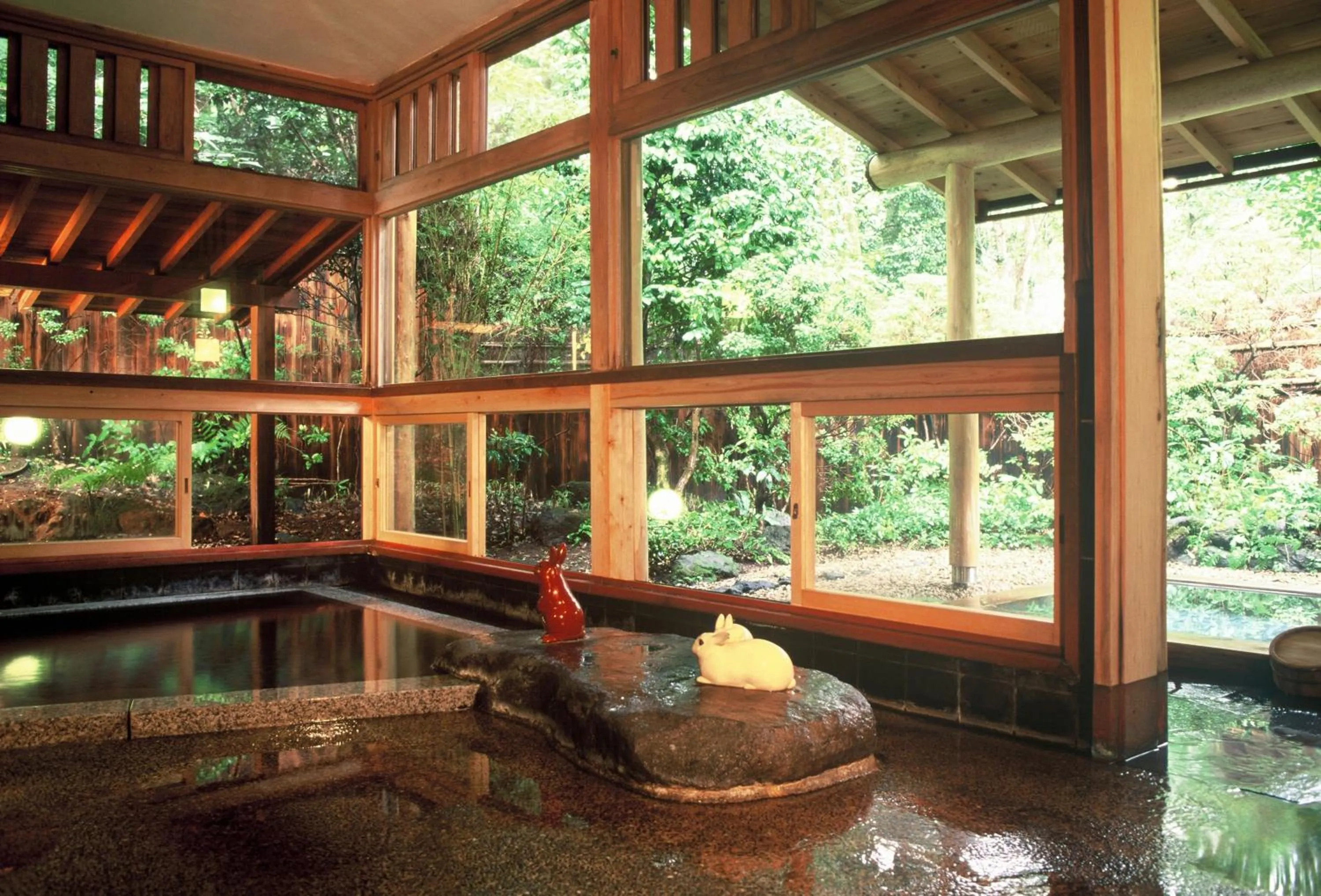 Hot Spring Bath in Hanafubuki
