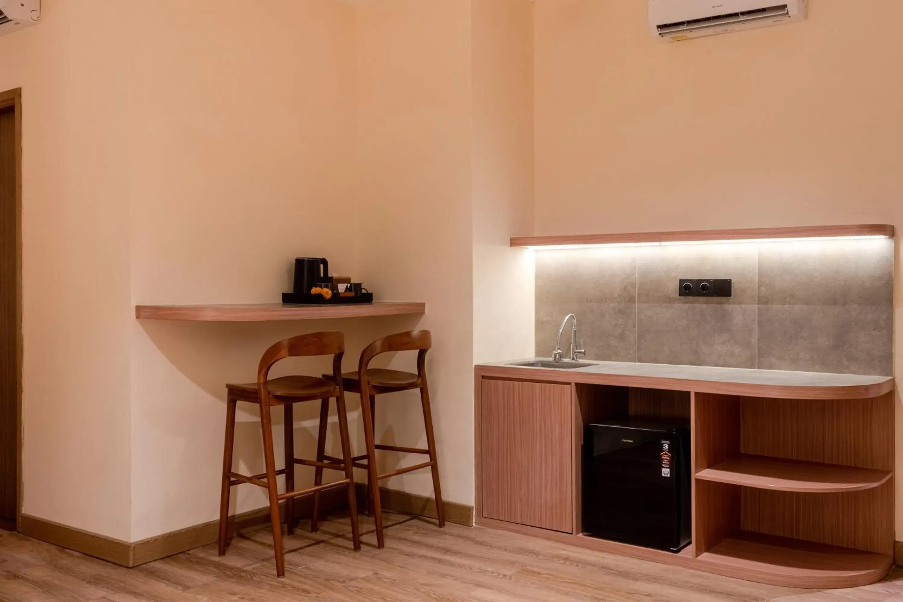 minibar in The Rivavi Legian minibar in The Rivavi Legian