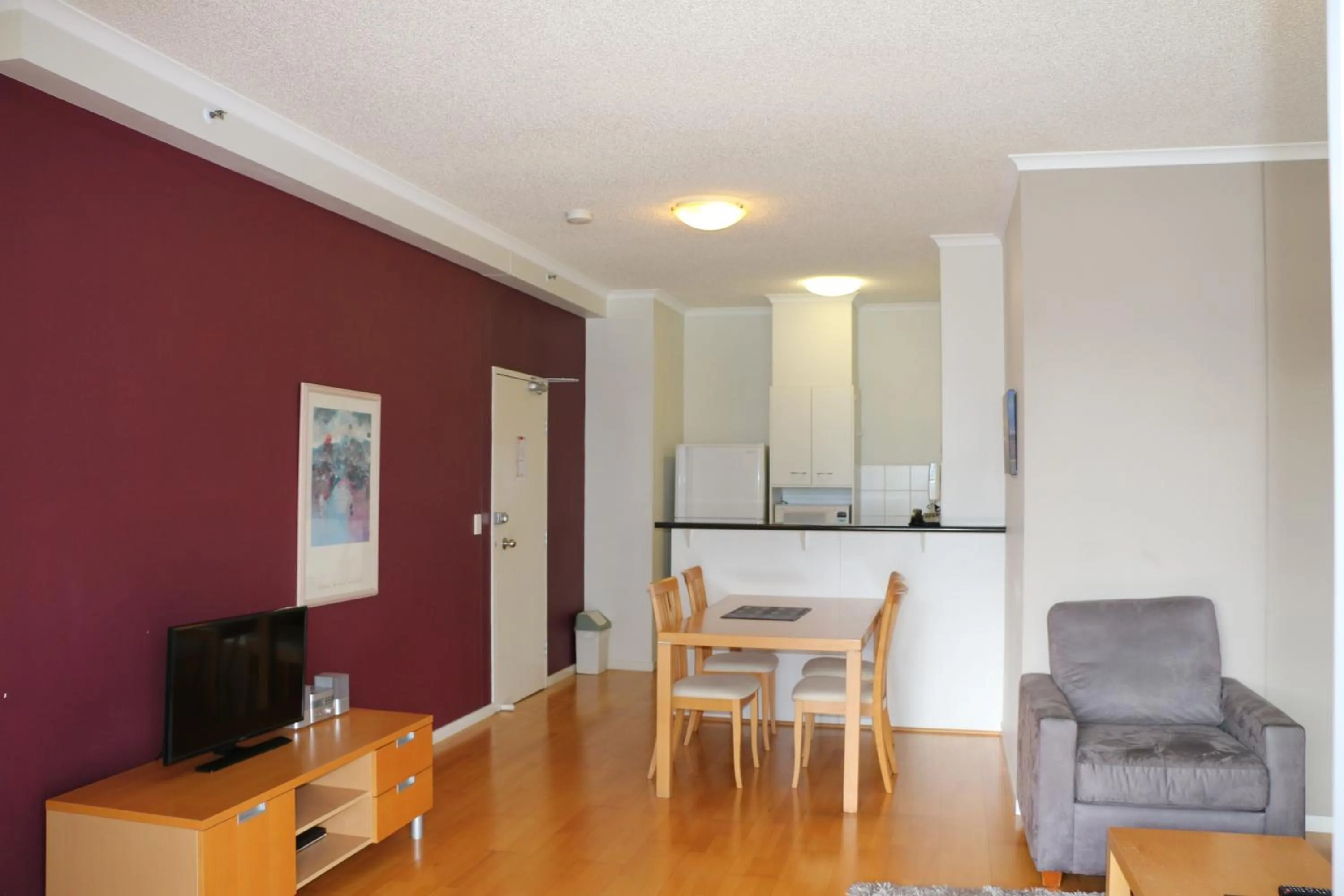 Living room in Frisco Apartments