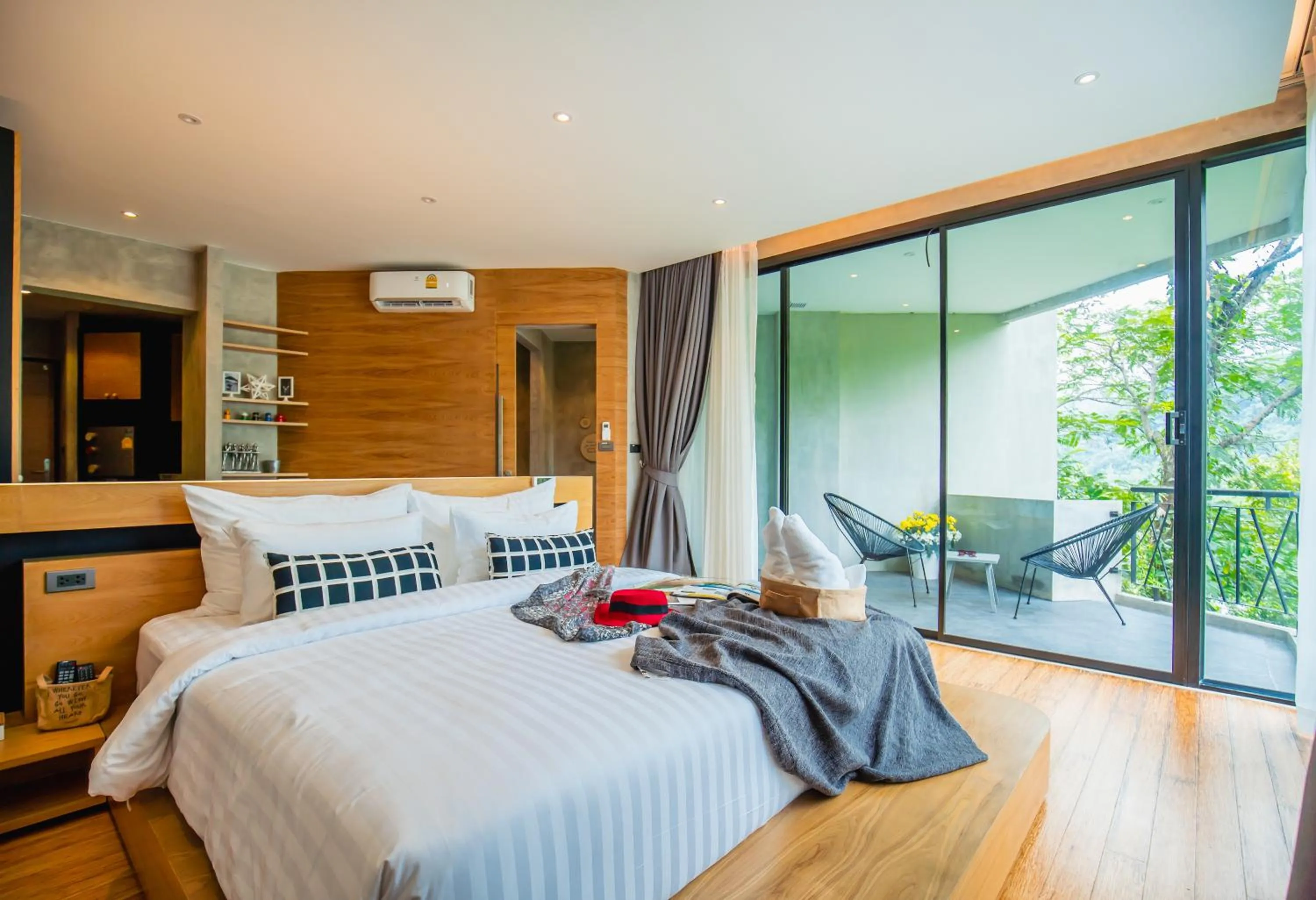 Bedroom, Bed in The Woods Natural Park Resort Phuket