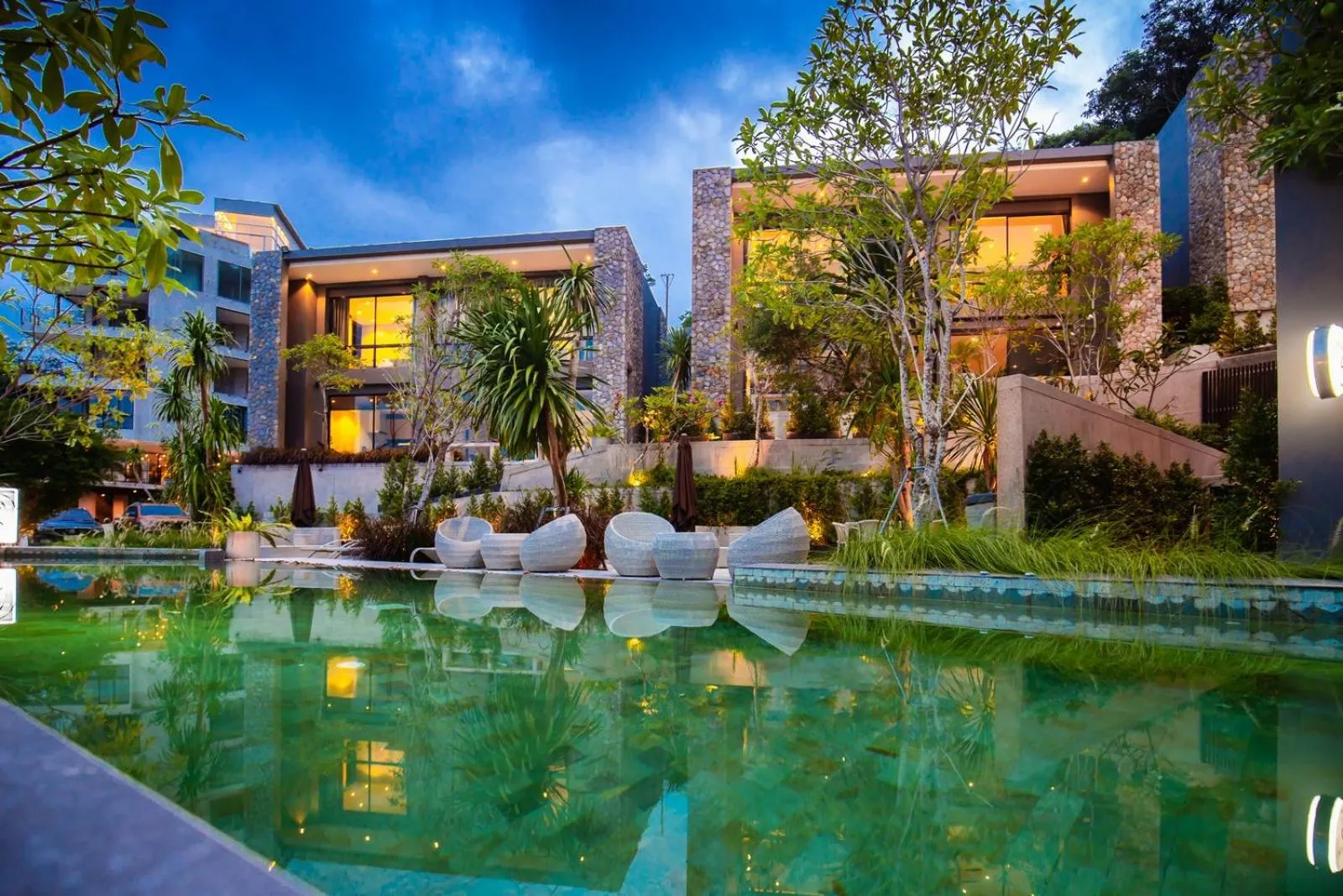 Mountain view in The Woods Natural Park Resort Phuket