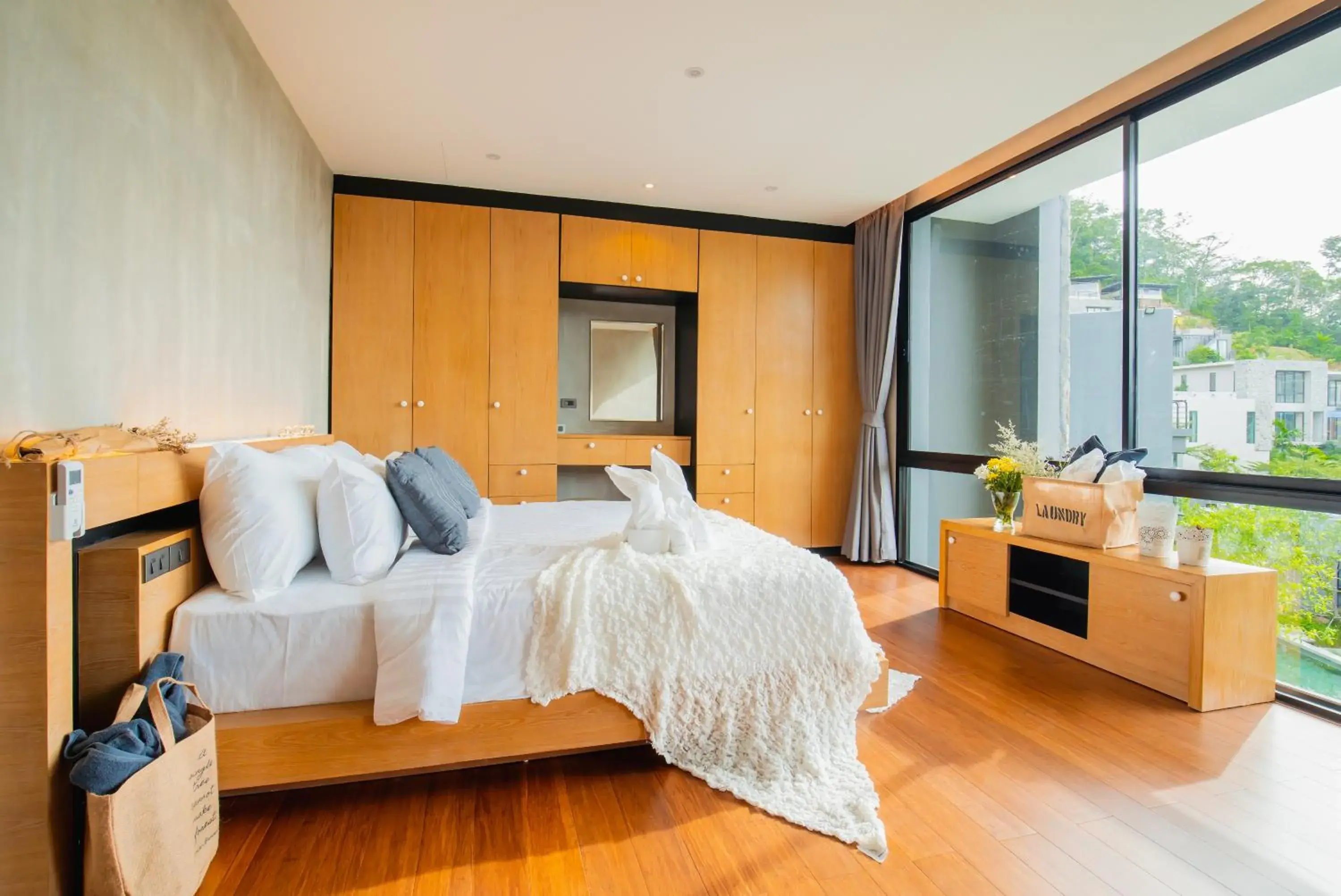 Bedroom, Bed in The Woods Natural Park Resort Phuket Bedroom, Bed in The Woods Natural Park Resort Phuket