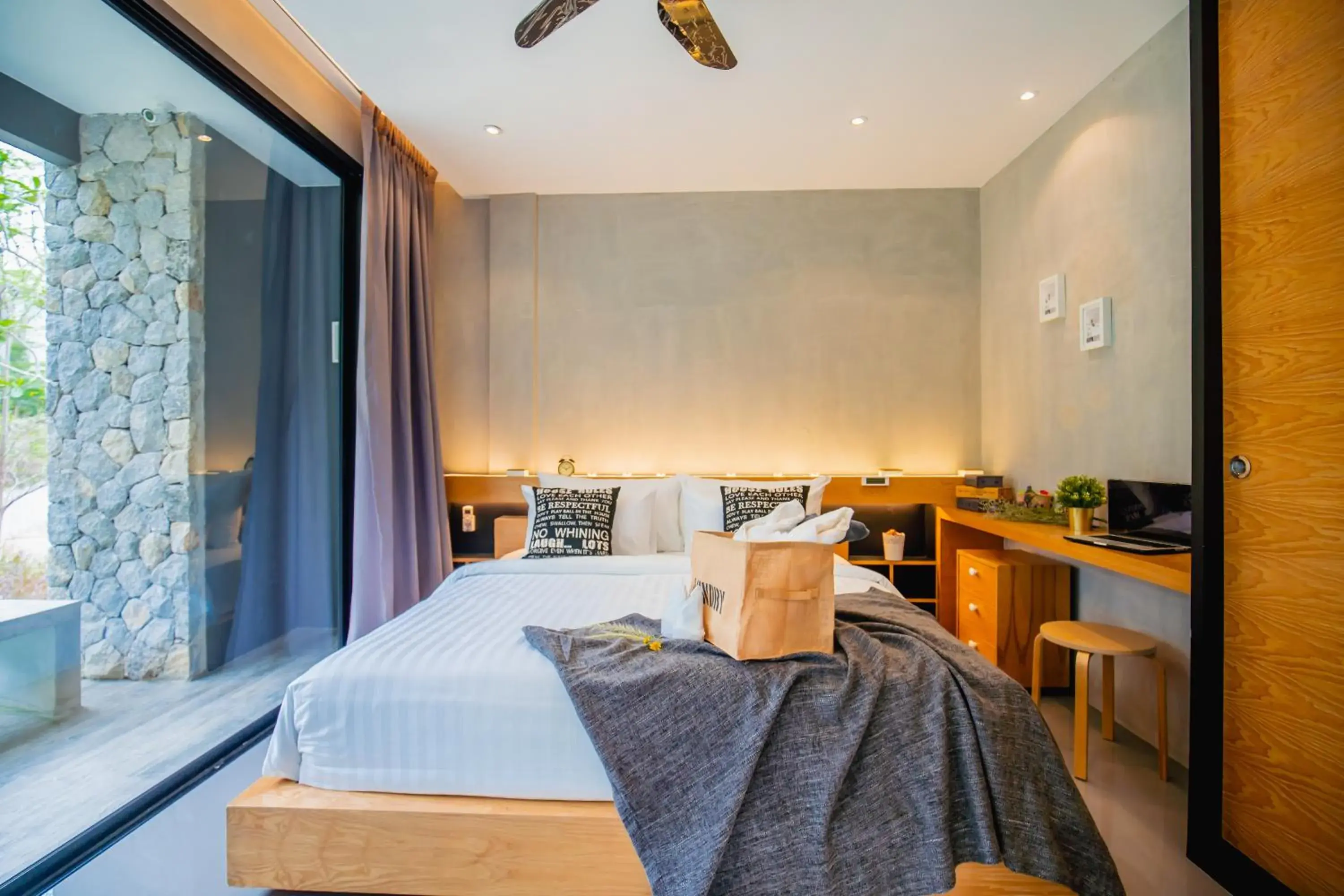 Bedroom, Bed in The Woods Natural Park Resort Phuket Bedroom, Bed in The Woods Natural Park Resort Phuket