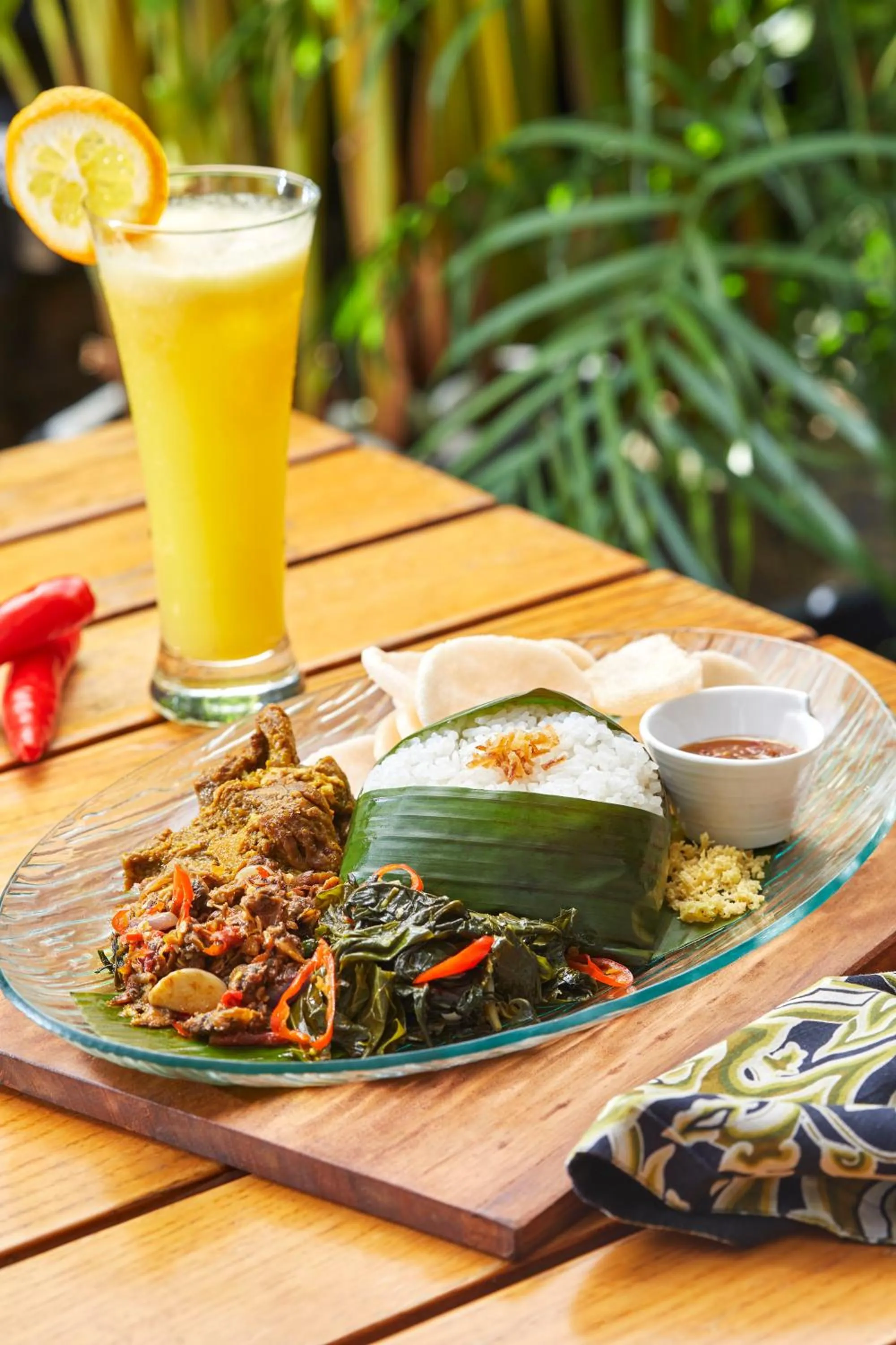 Food close-up in Jambuluwuk Malioboro Hotel Yogyakarta