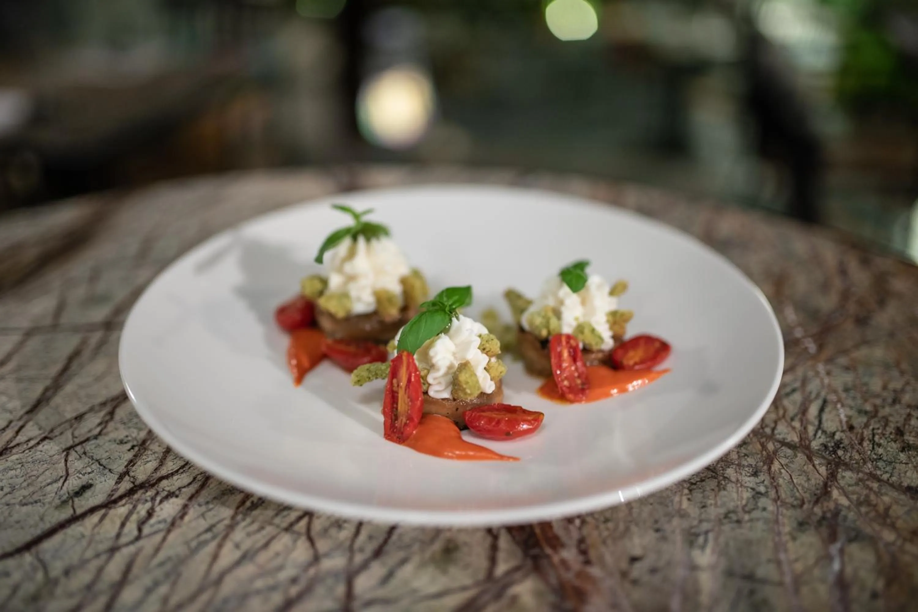 Food close-up in Médousa Bistrot & Suites