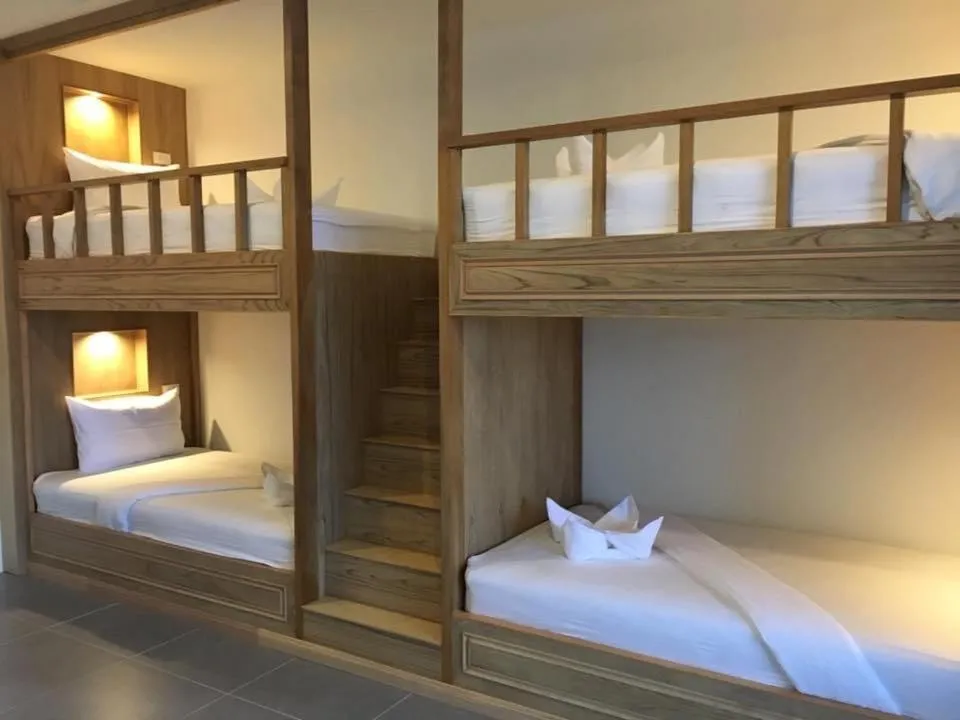 Bed in Mac's Bay Resort