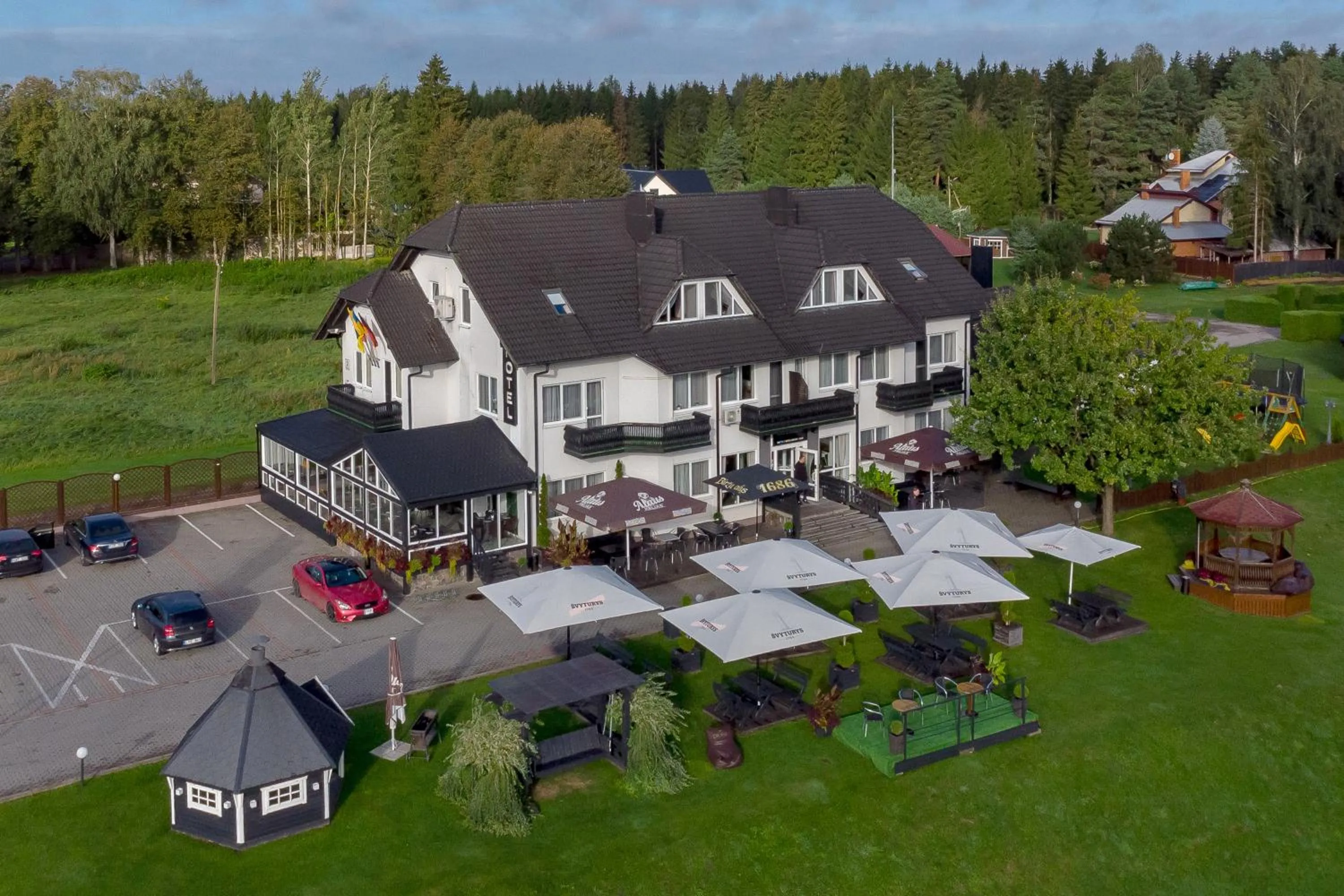 Property building in Butenas Hotel Tyla