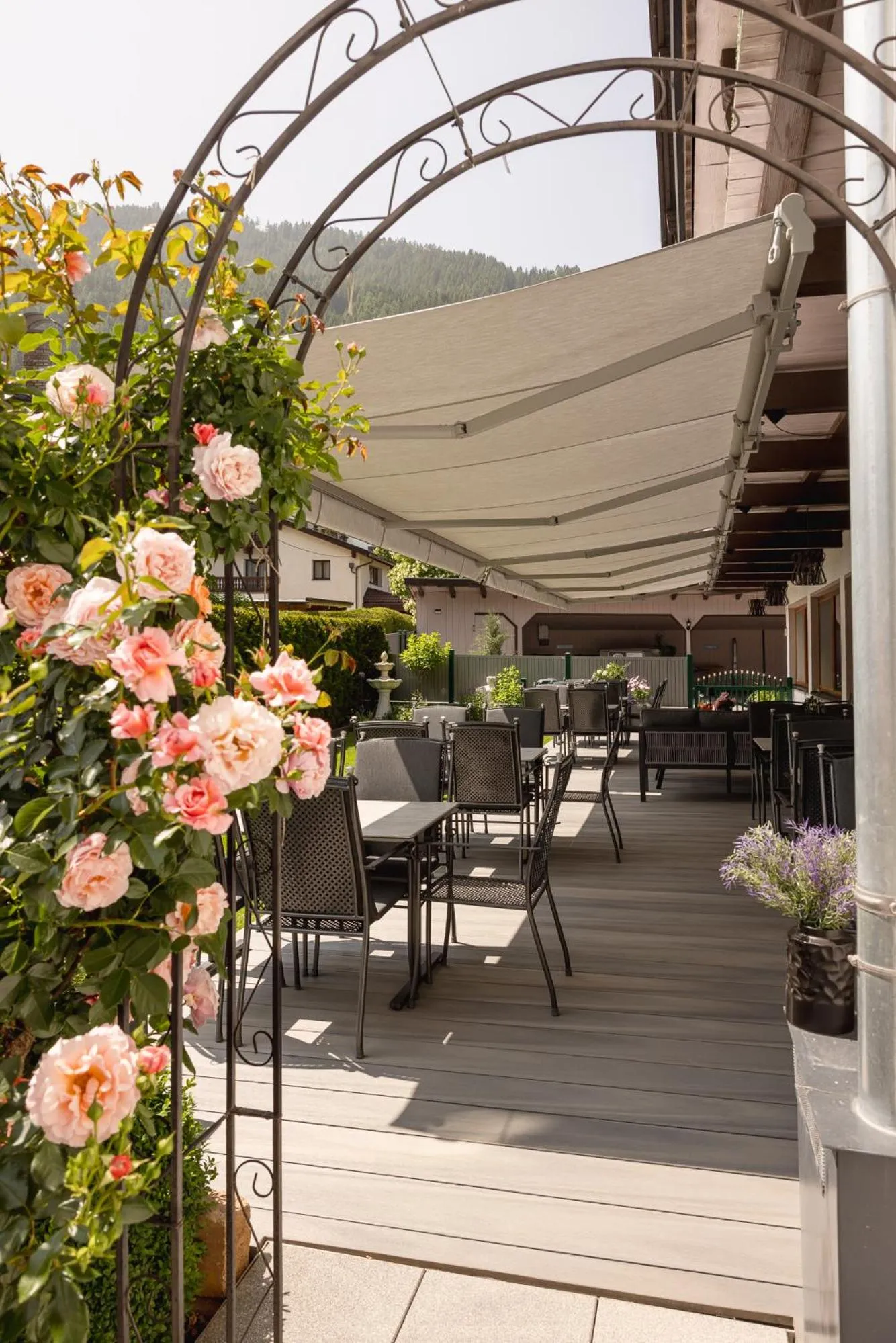 Balcony/Terrace in Hotel Alphof Stubaital