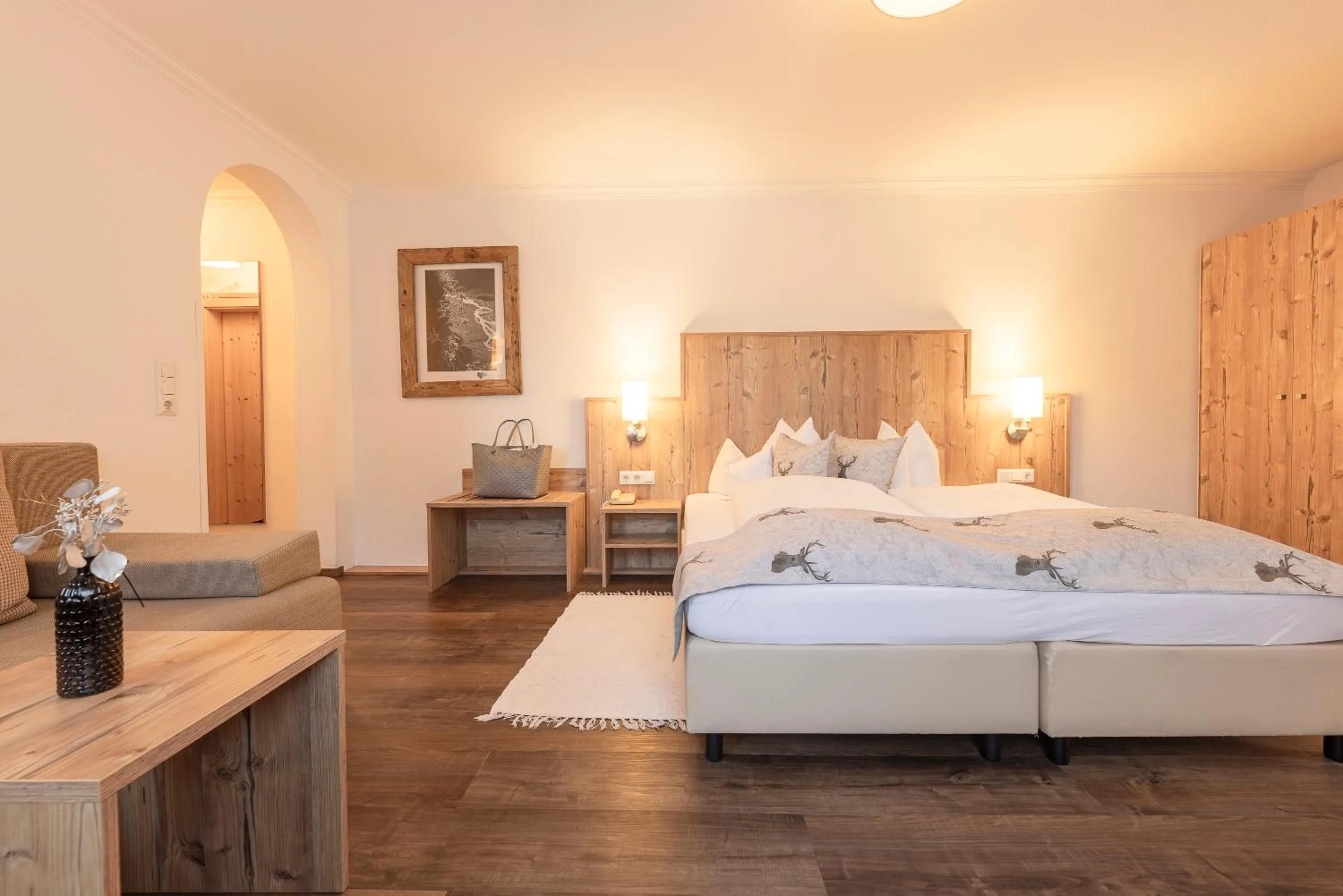 Bed in Hotel Alphof Stubaital