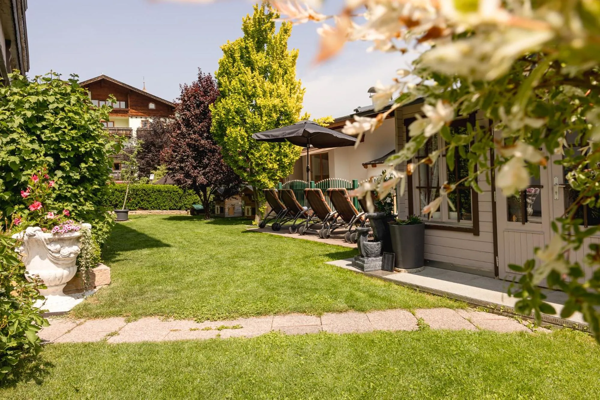 Balcony/Terrace in Hotel Alphof Stubaital