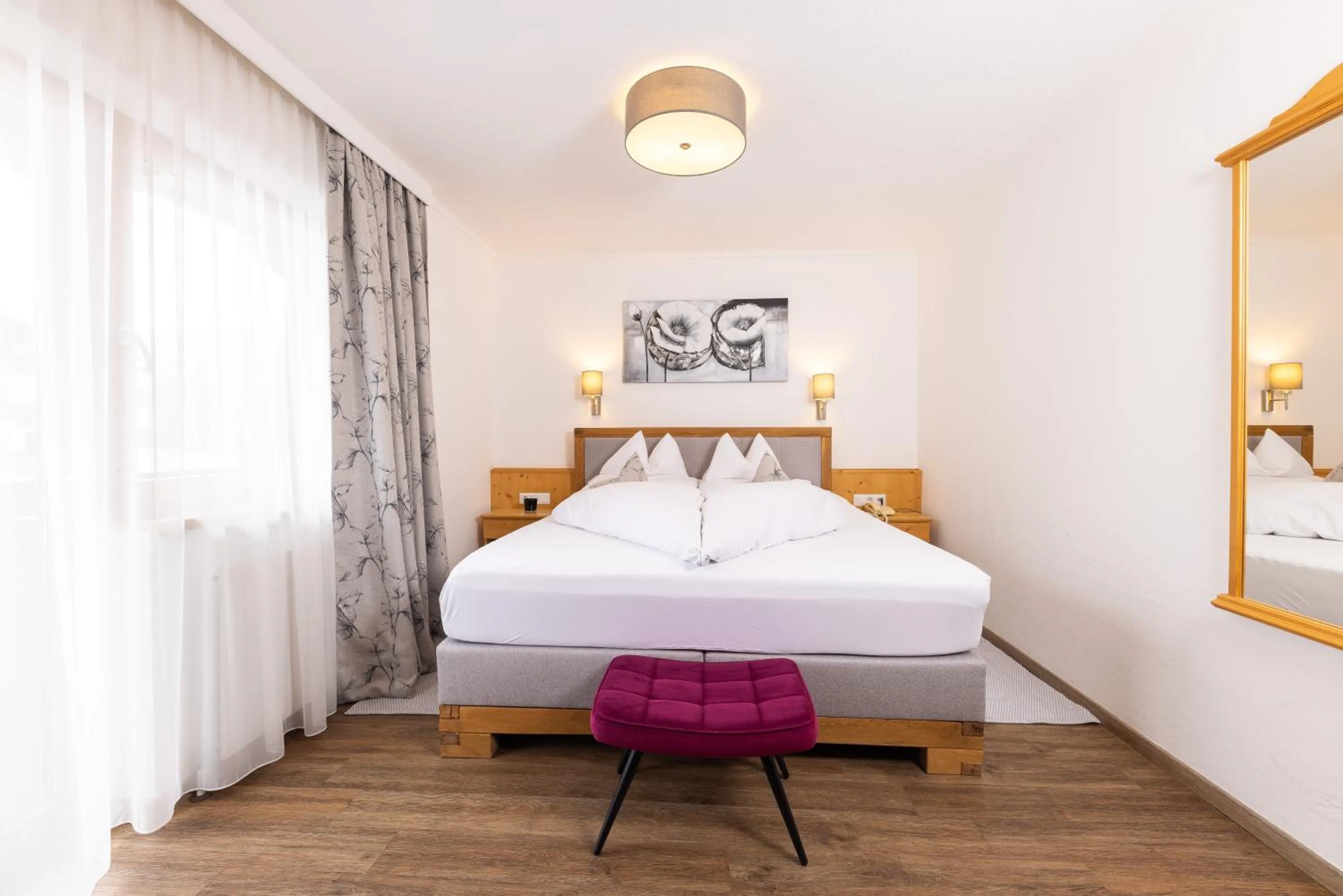 Bed in Hotel Alphof Stubaital