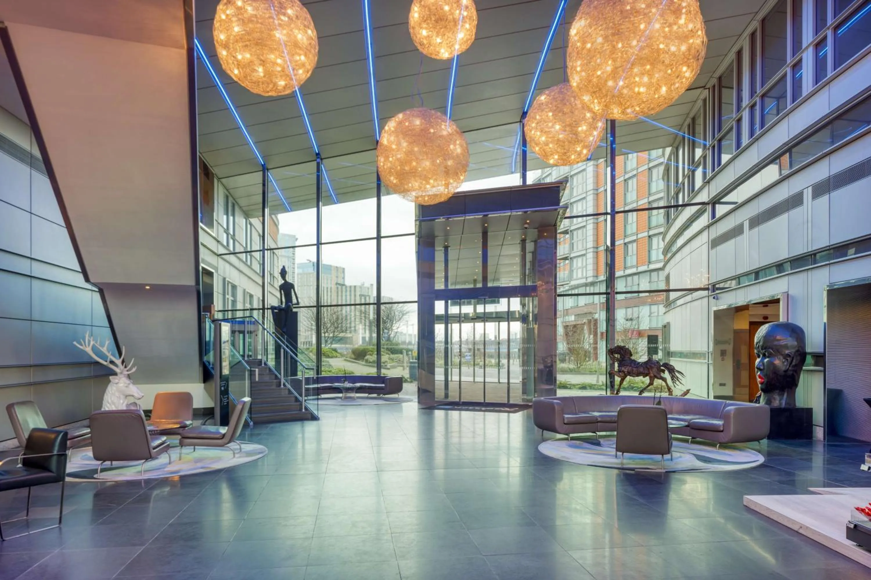 Lobby or reception in Radisson Blu Hotel, London Canary Wharf East