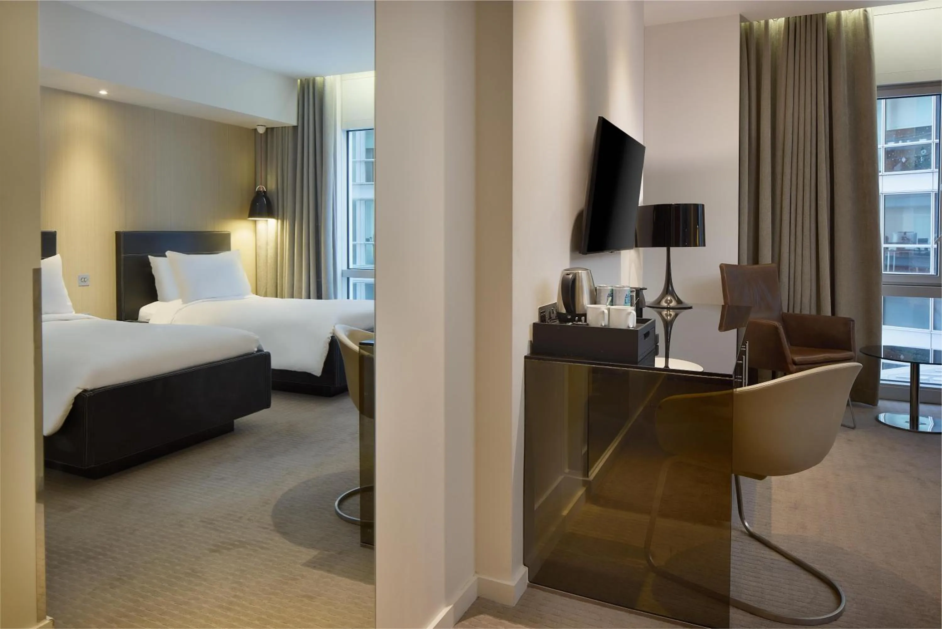 Bedroom, Bed in Radisson Blu Hotel, London Canary Wharf East