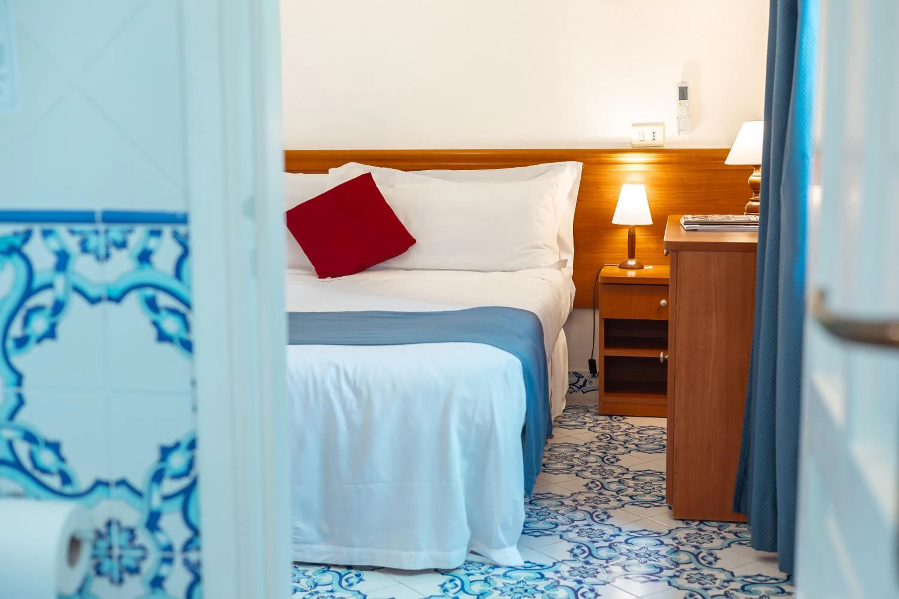 Bed in Hotel Villa Sarah