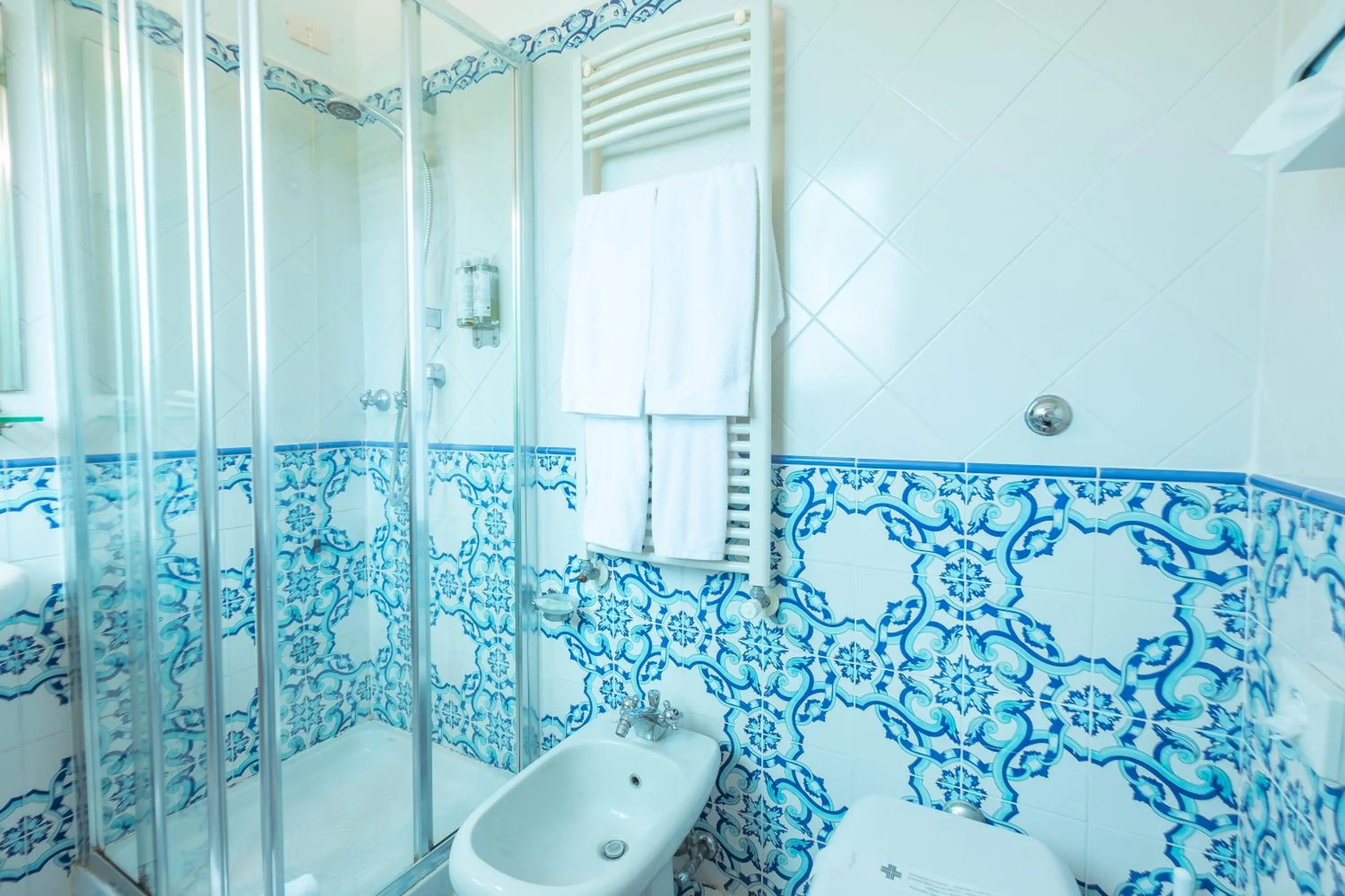 Shower in Hotel Villa Sarah