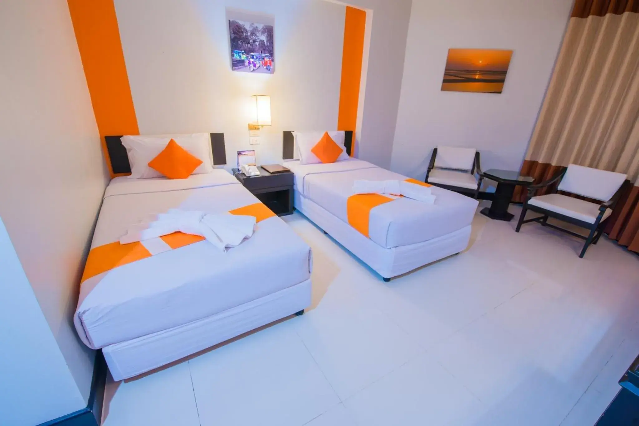 Superior Twin Room in Asawann Hotel Nongkhai Superior Twin Room in Asawann Hotel Nongkhai