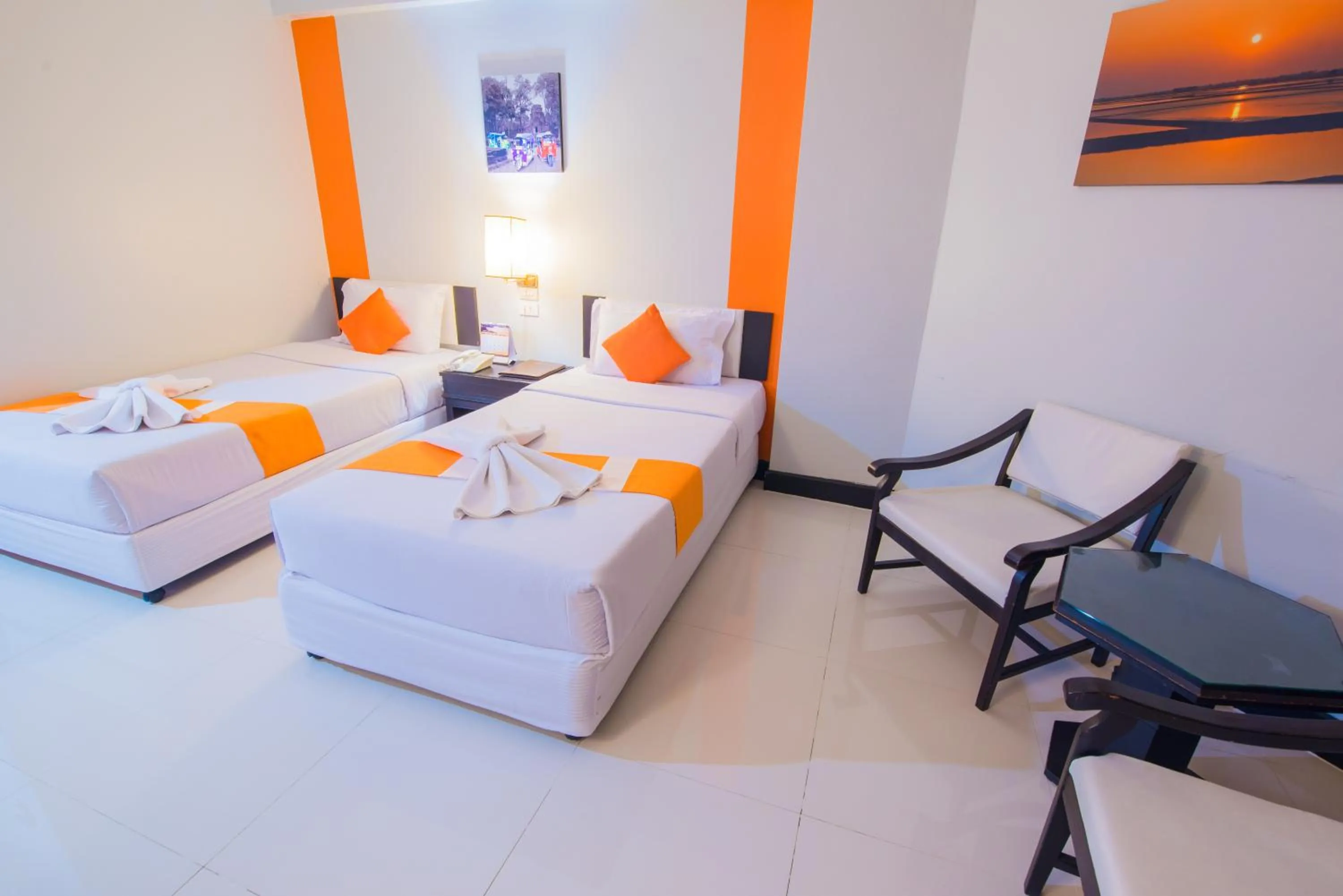 Bedroom, Bed in Asawann Hotel Nongkhai