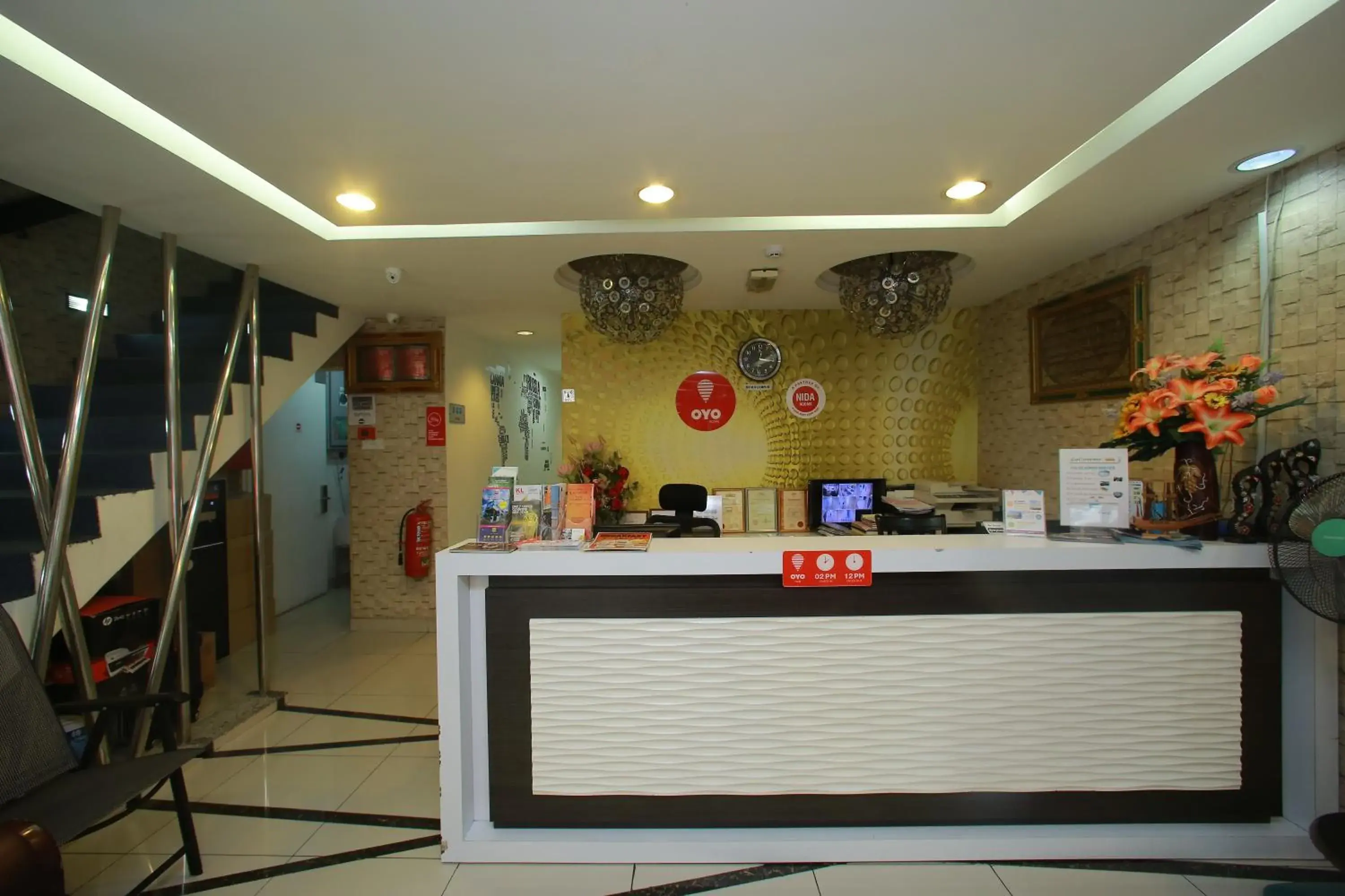 Lobby or reception in Lacomme Inn Lobby or reception in Lacomme Inn