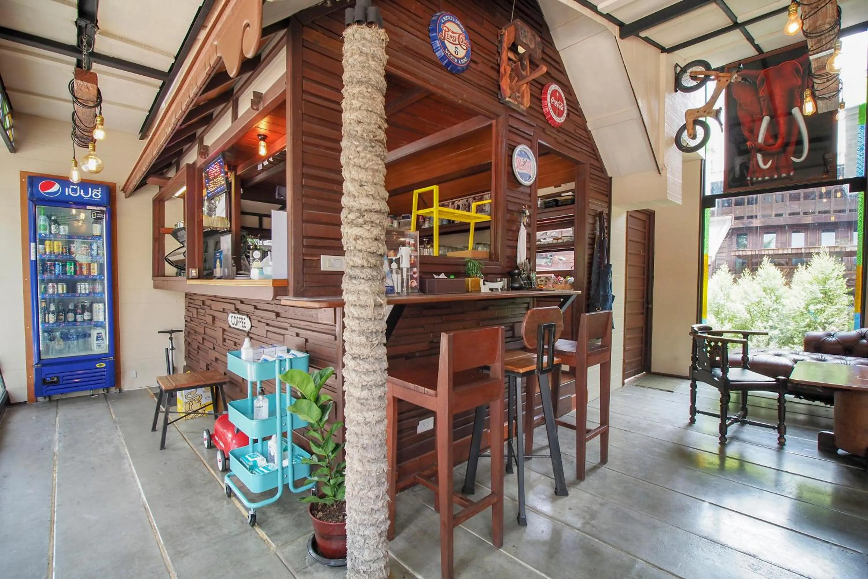 Lobby or reception in Suankaew Art Cottage