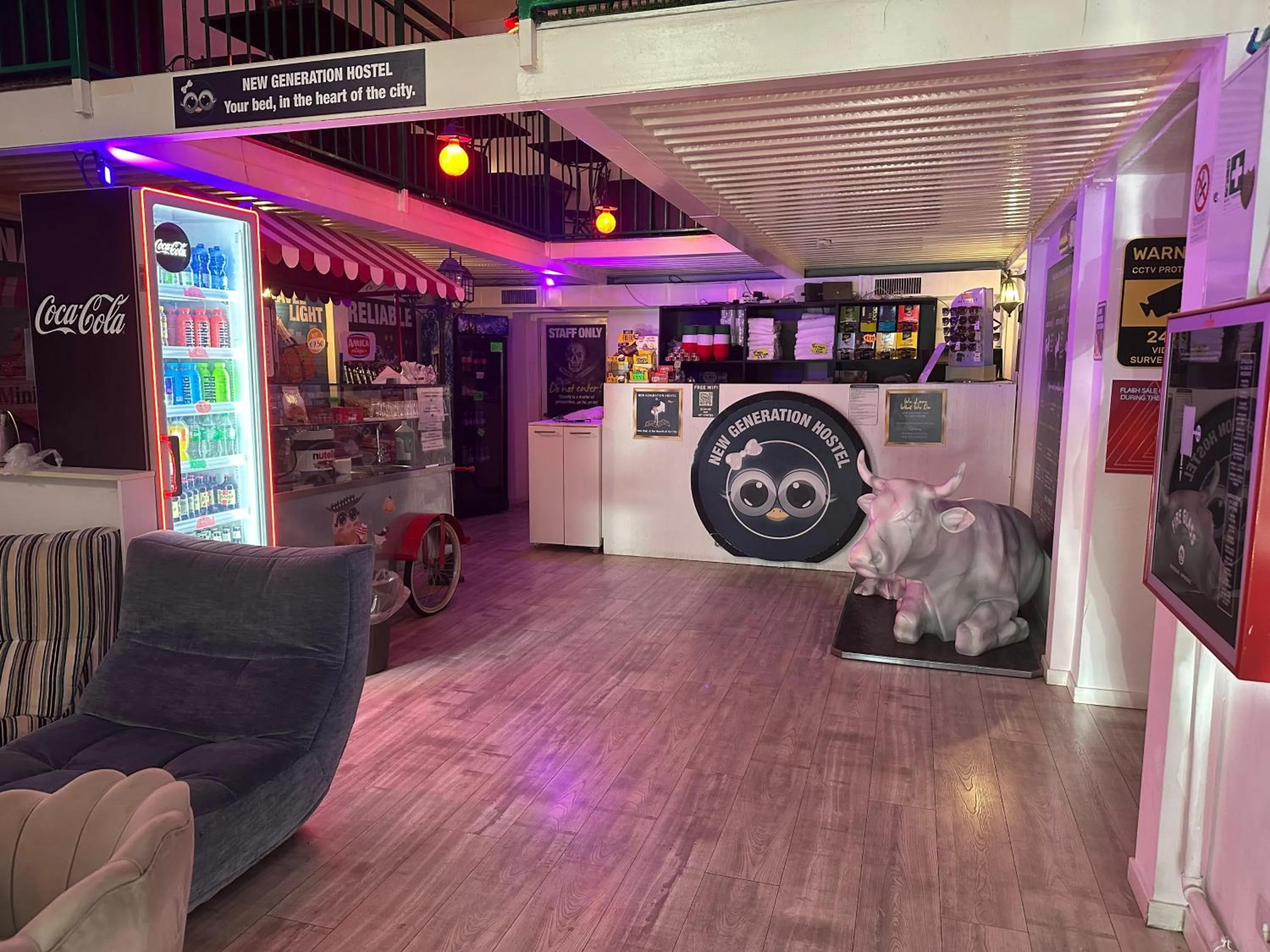 Area and facilities in NEW GENERATION HOSTEL Milan center