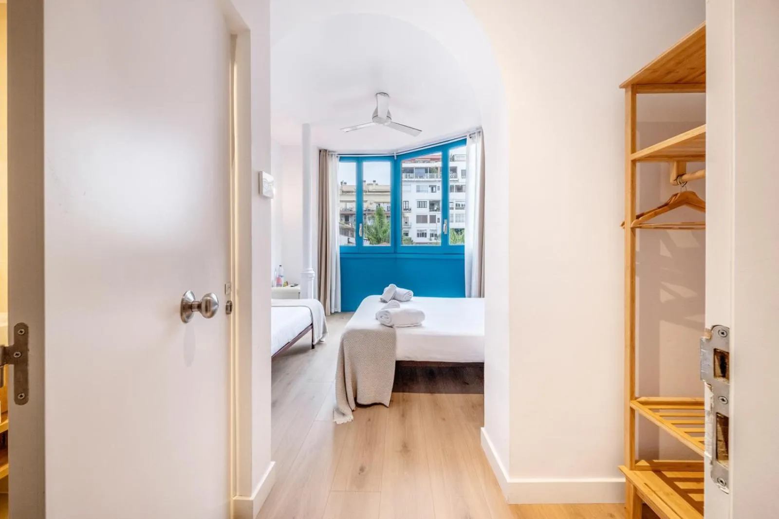 Bedroom, Bed in Hostal Barcelona Centro