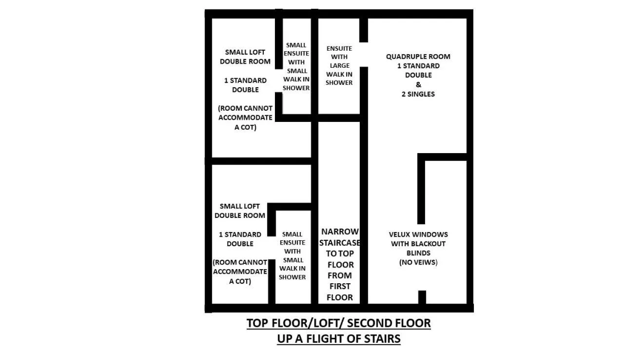 Floor plan in Elim Bank Guest House