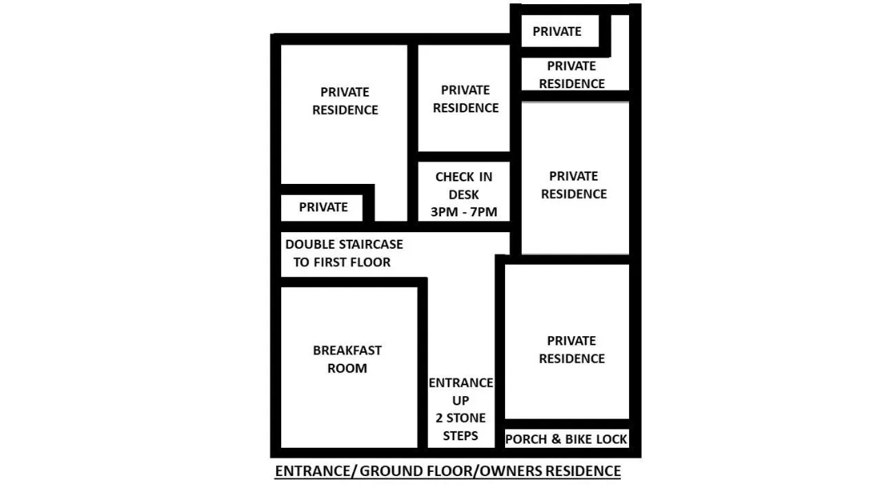 Floor plan in Elim Bank Guest House