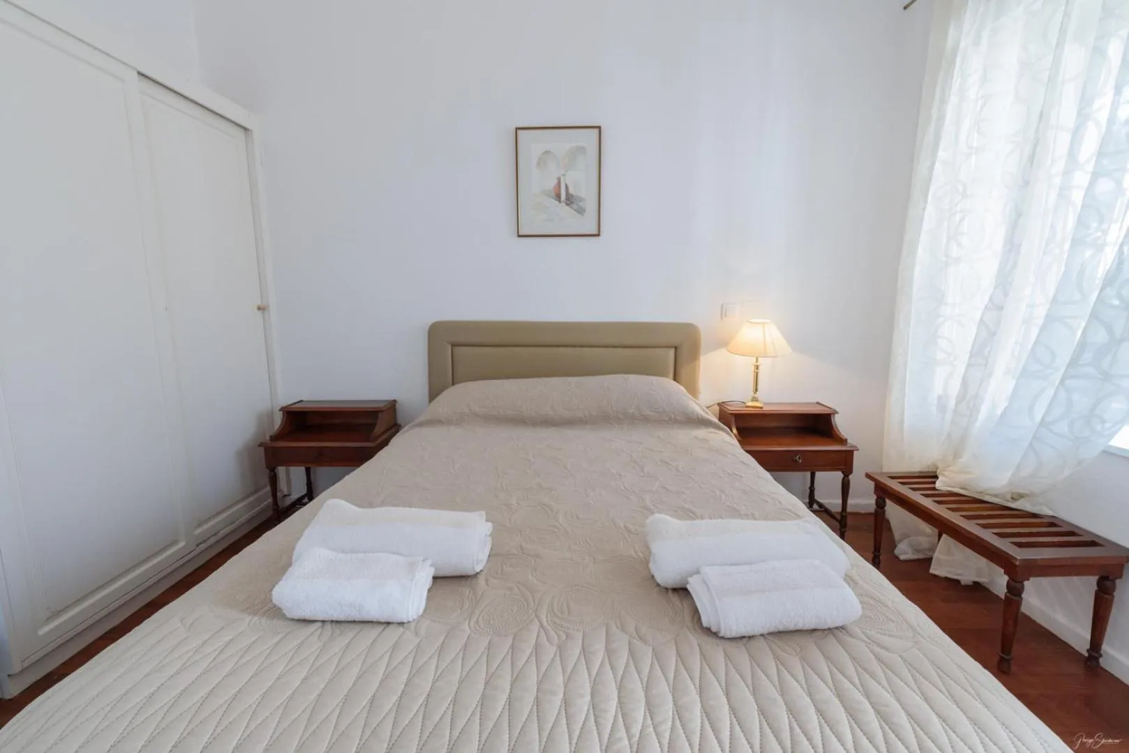 Bed in Hotel Miranda