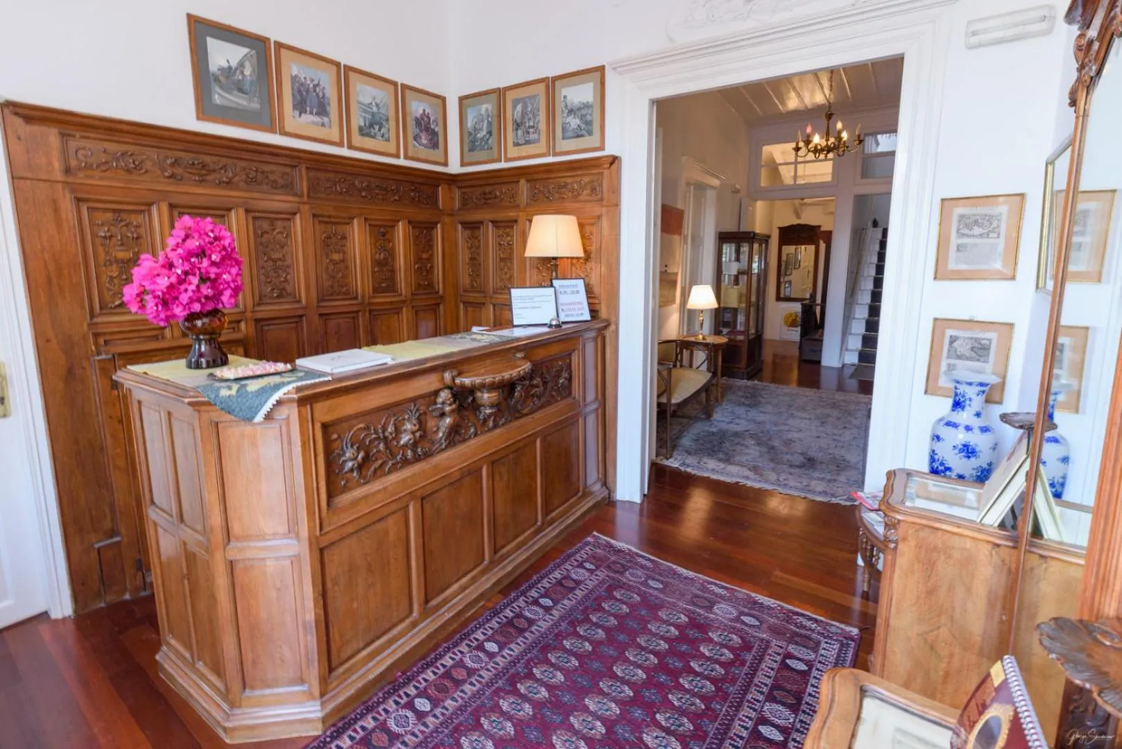 Lobby or reception in Hotel Miranda