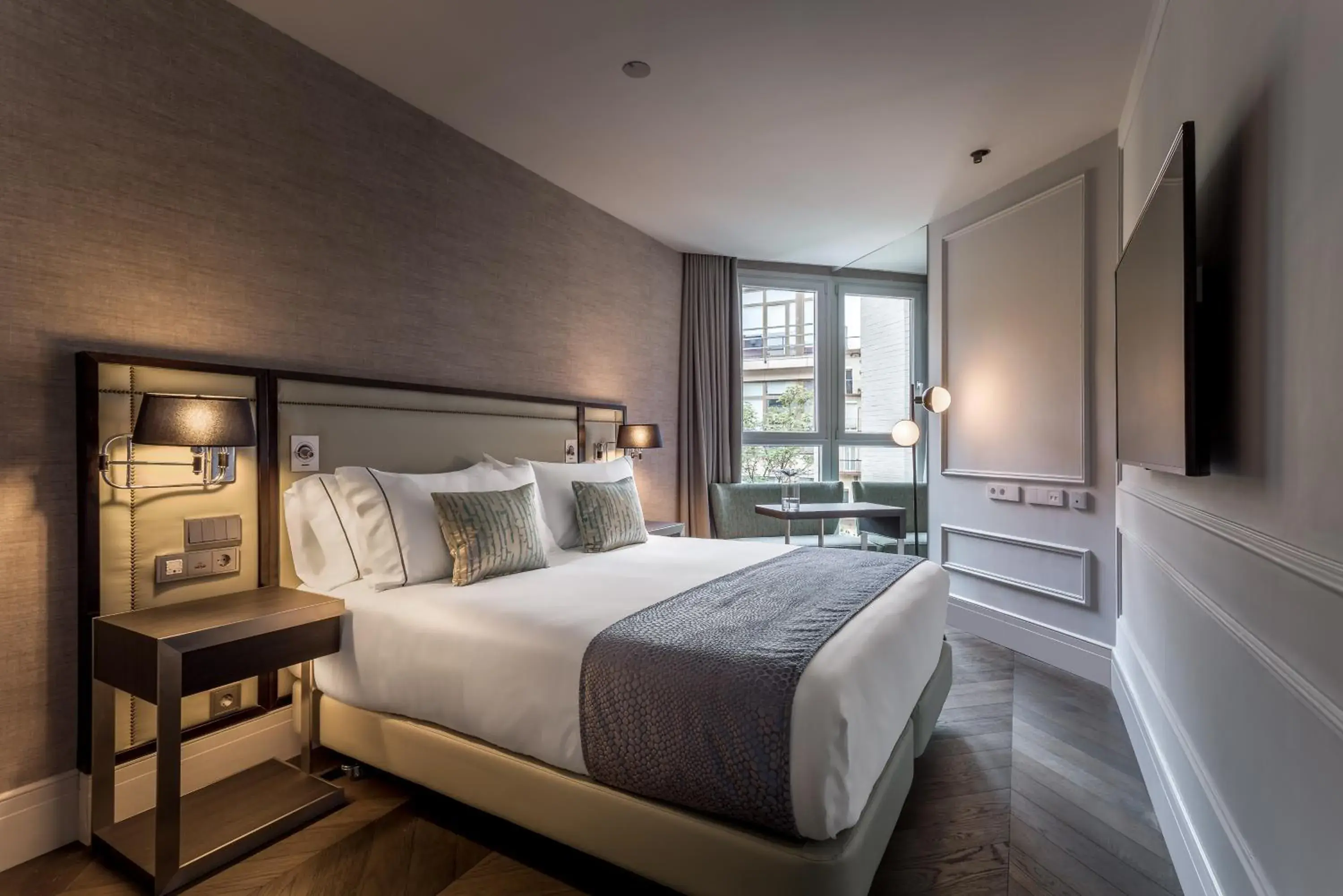 Bed in Room Mate Collection Gorka, San Sebastián Bed in Room Mate Collection Gorka, San Sebastián