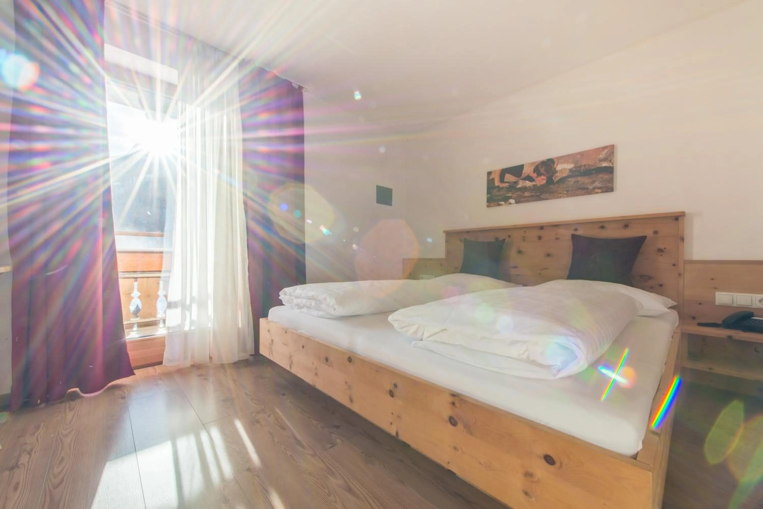 Bedroom, Bed in Hotel Alpenrast