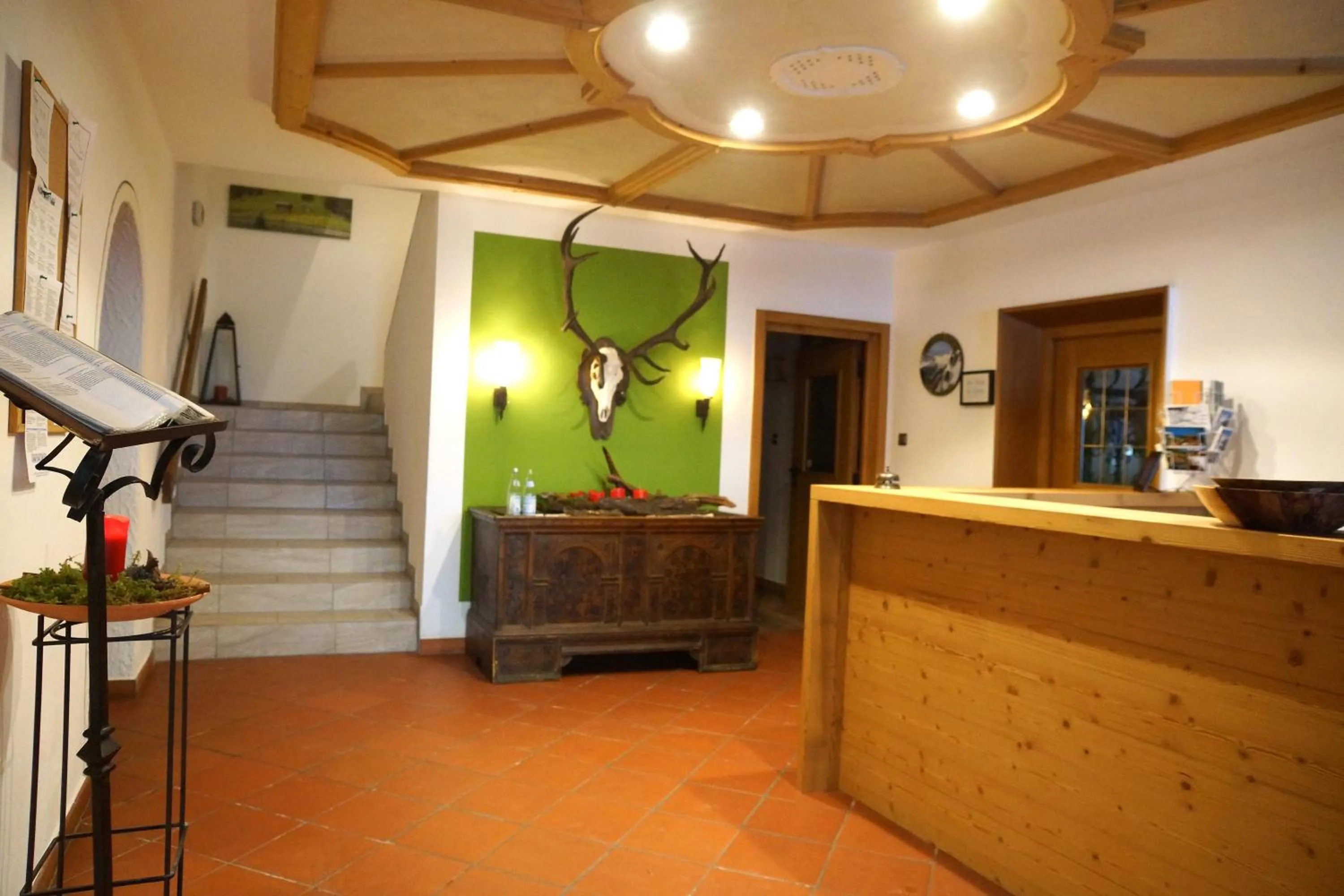 Lobby or reception in Hotel Alpenrast