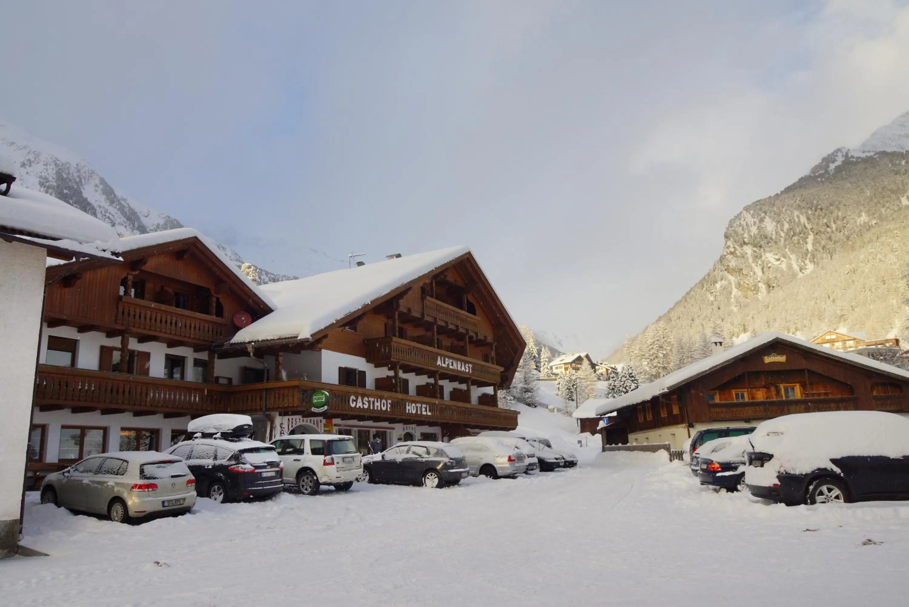 Facade/entrance in Hotel Alpenrast