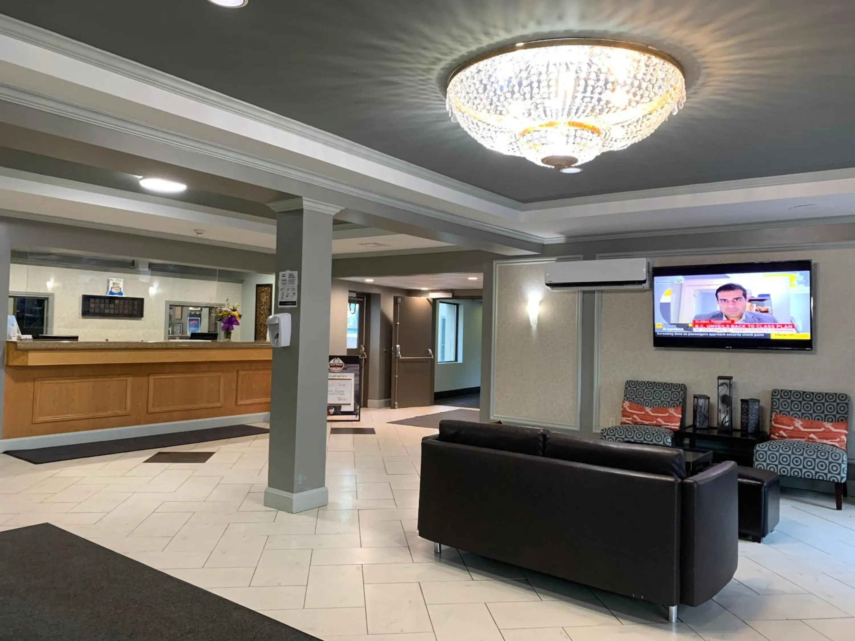 Lobby or reception in Travelodge by Wyndham Miramichi New Brunswick Lobby or reception in Travelodge by Wyndham Miramichi New Brunswick