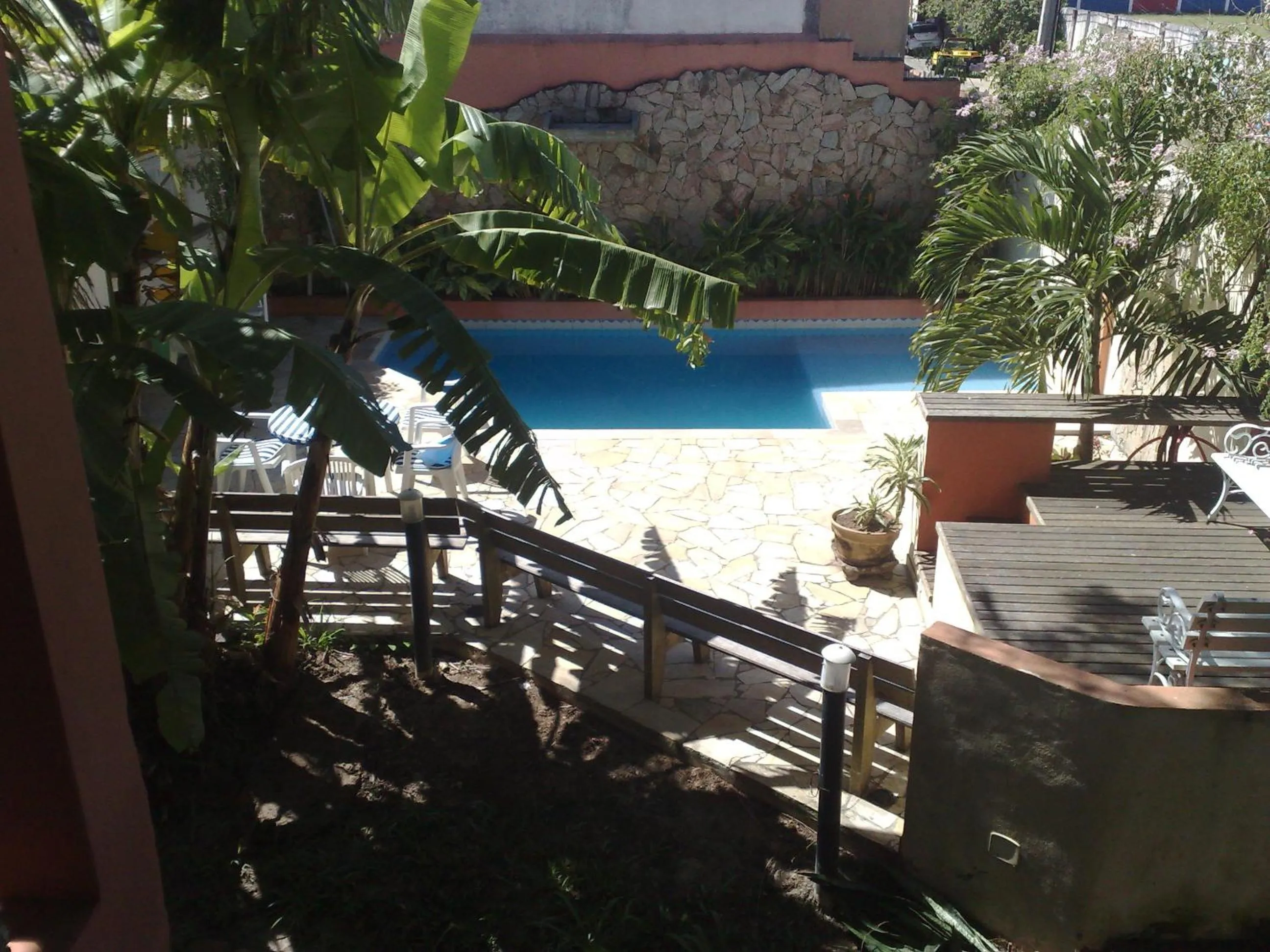 Pool view in Pousada Chez Nice