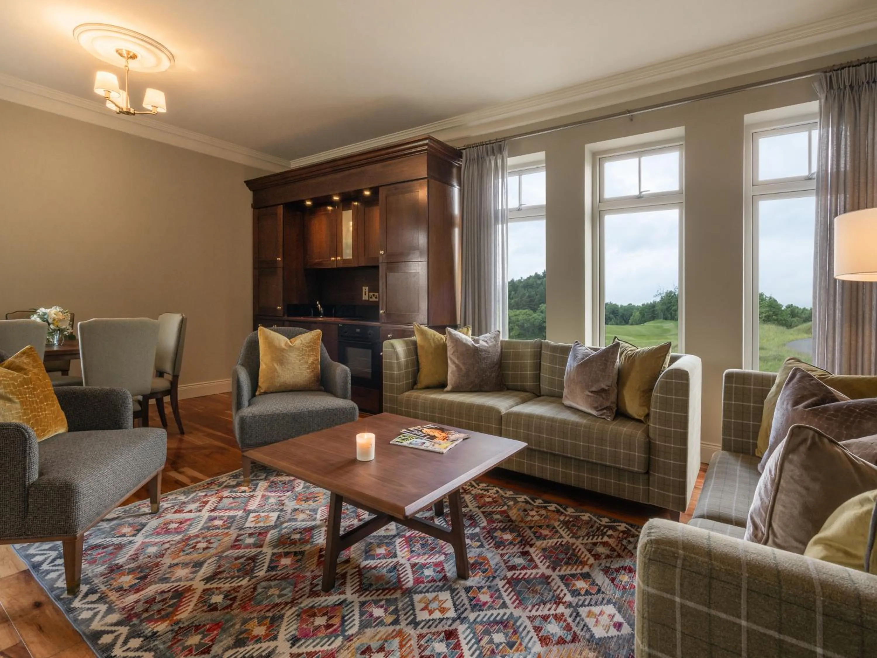 Living room in Lough Erne Resort