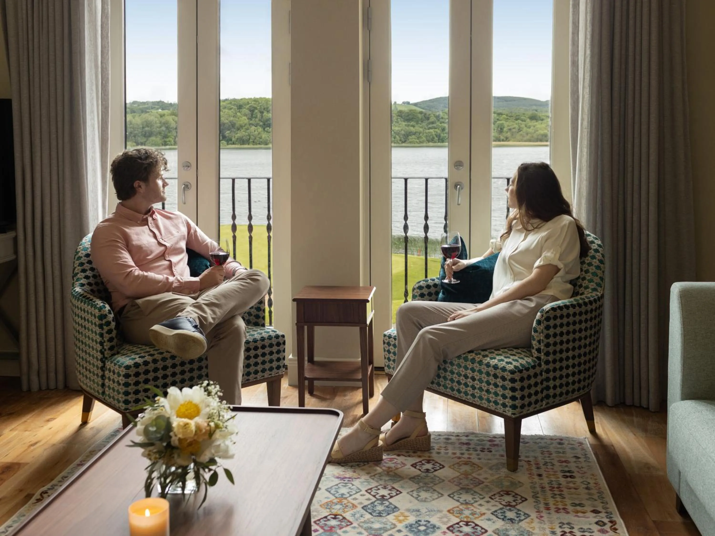 People in Lough Erne Resort